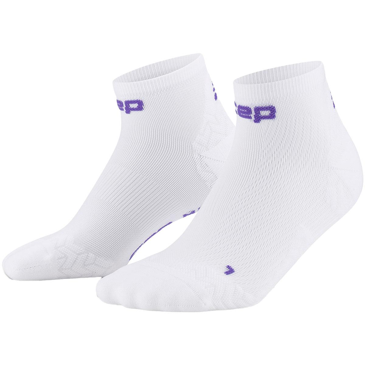CEP Run Ultralight 4.0 Low Løpesokker Herre White