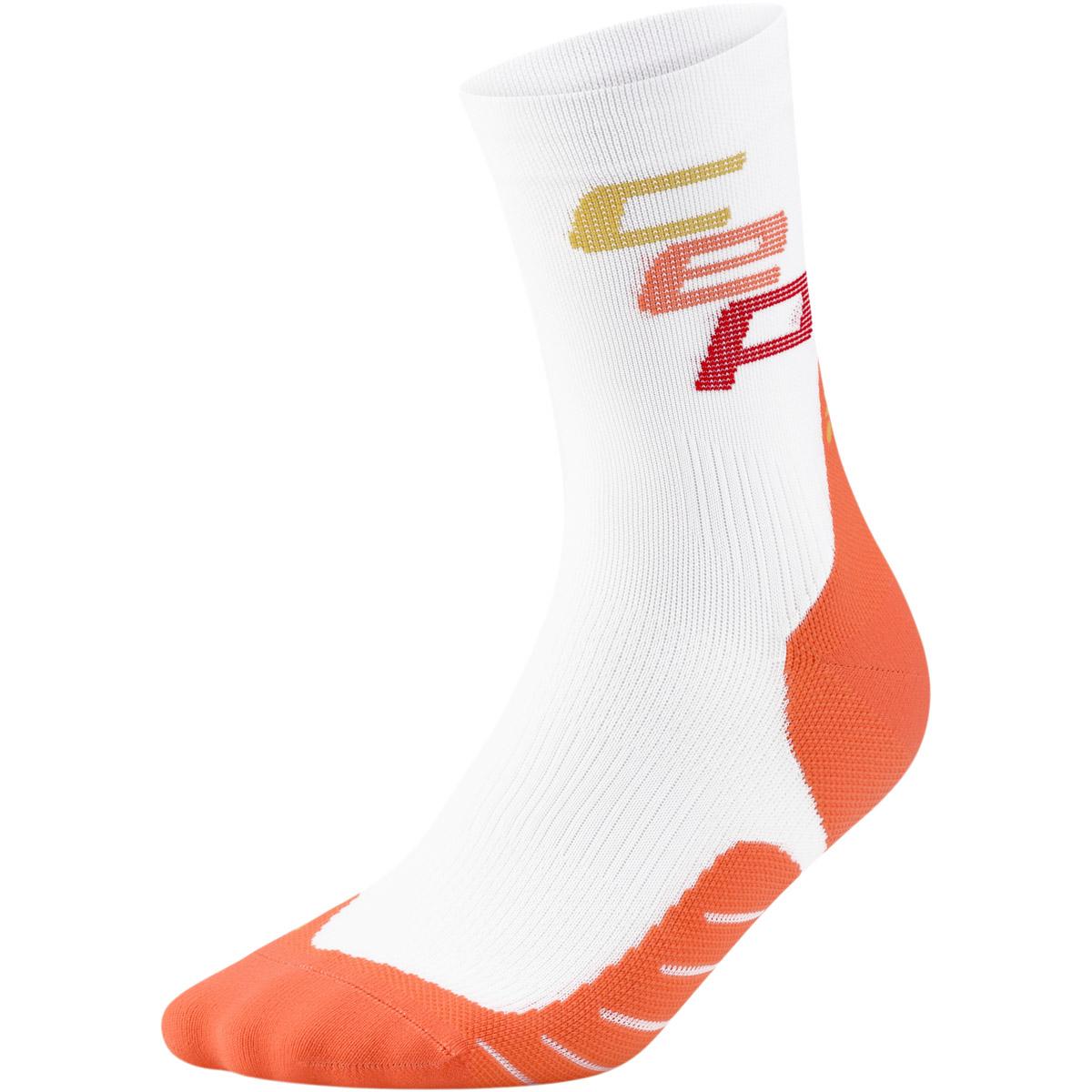 CEP Run Edt. Steps Løpesokker Dame white/coral