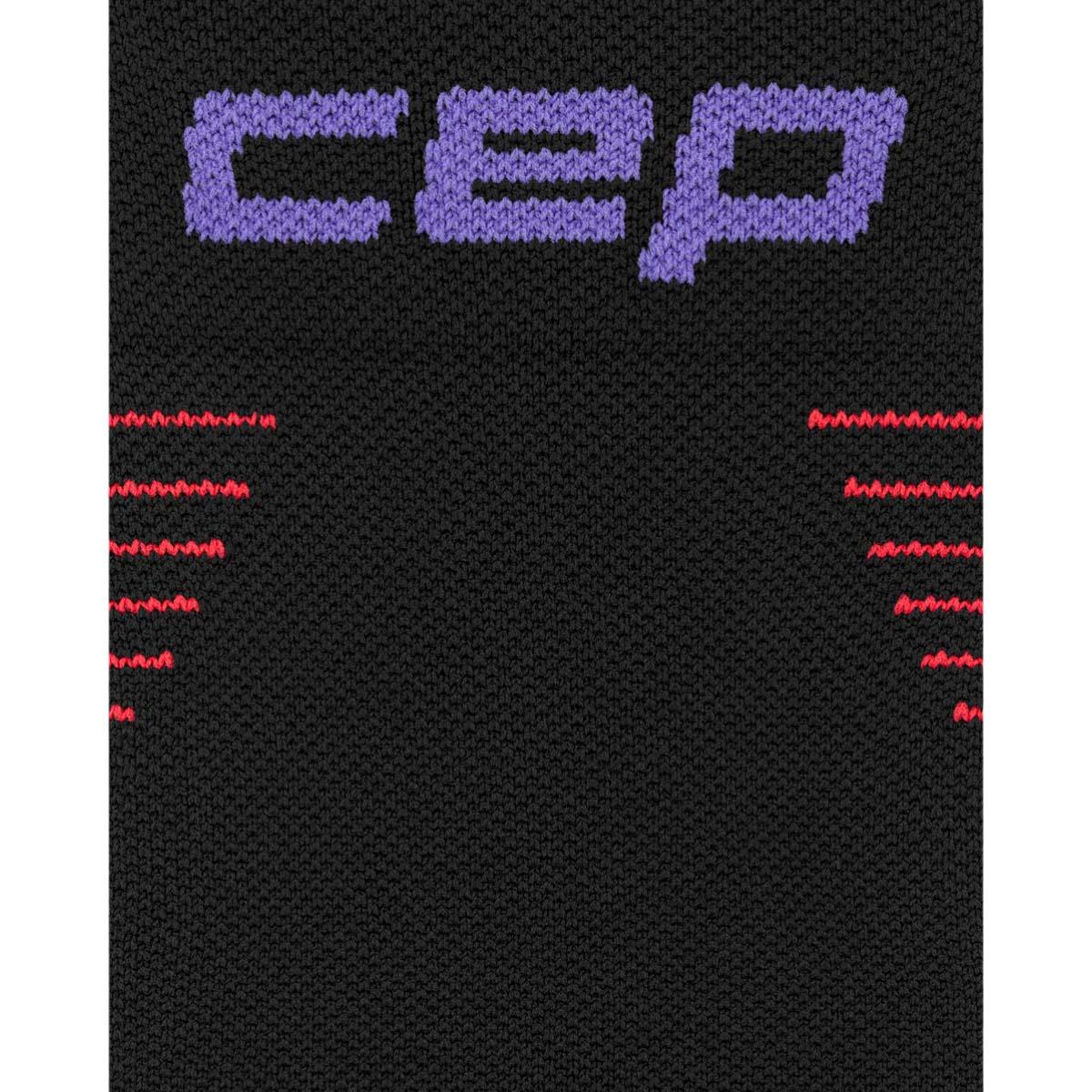 CEP Run Edition Halo Løpesokker Dame black/red