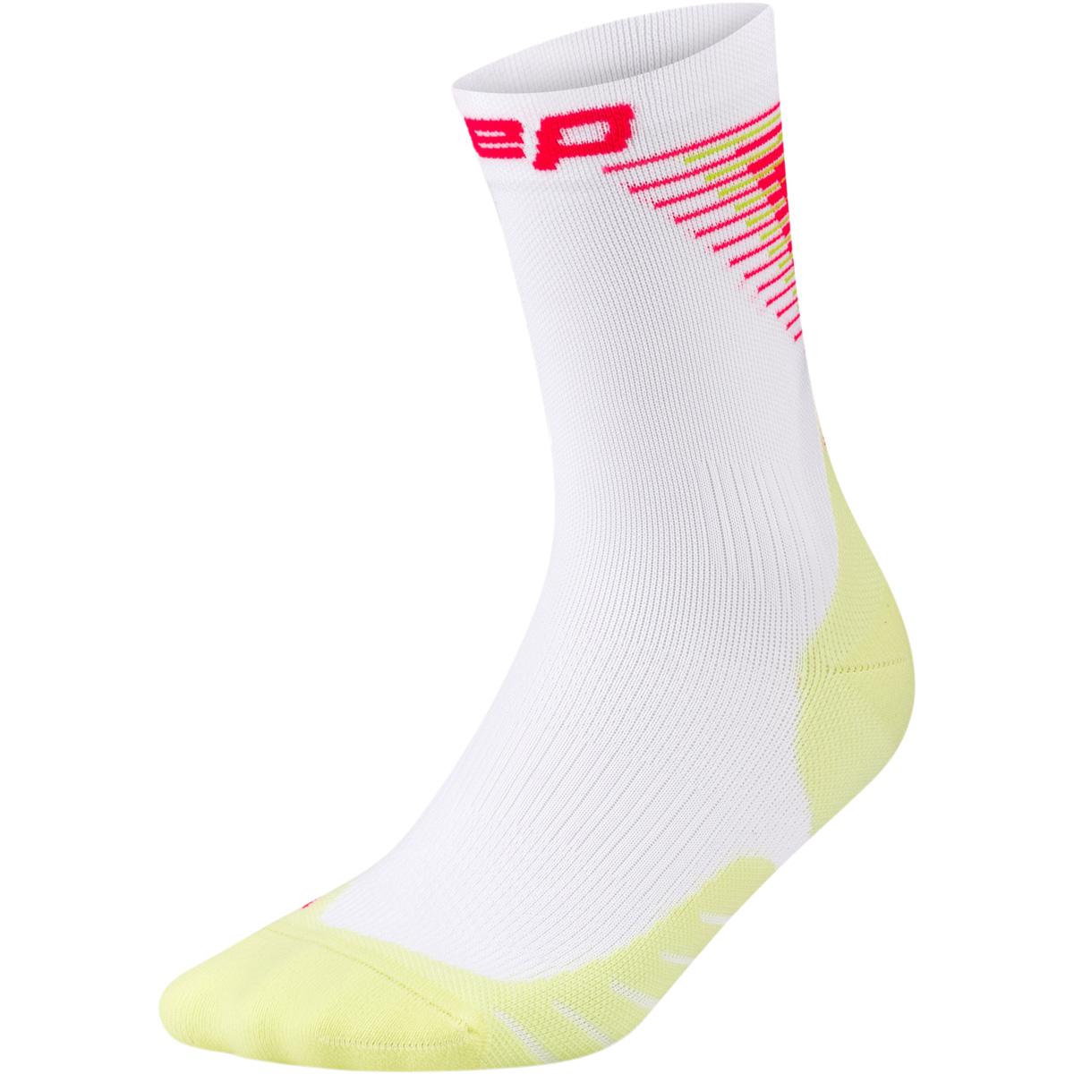 CEP Run Edition Halo Løbestrømper Dame white/lime