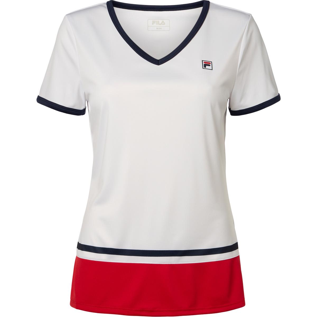 Fila Elisabeth Tennis T-skjorte Dame White