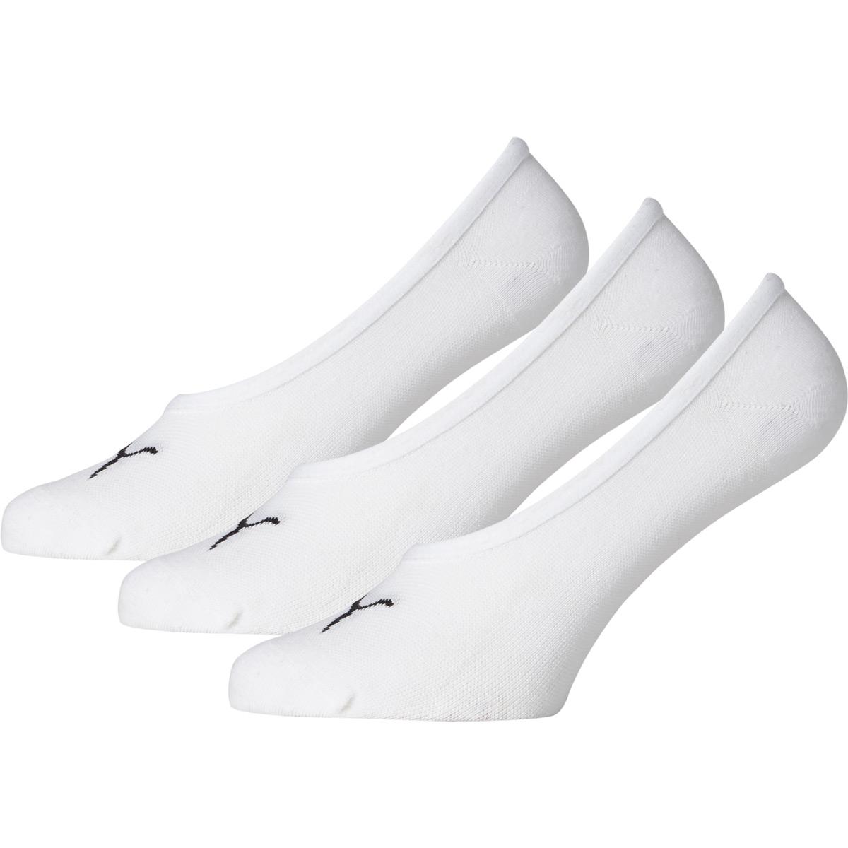 PUMA 3-Pack Footies White