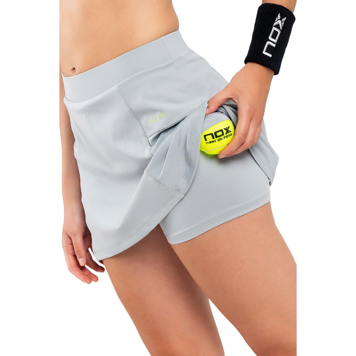 NOX Pro Padelskjørt Dame Grey