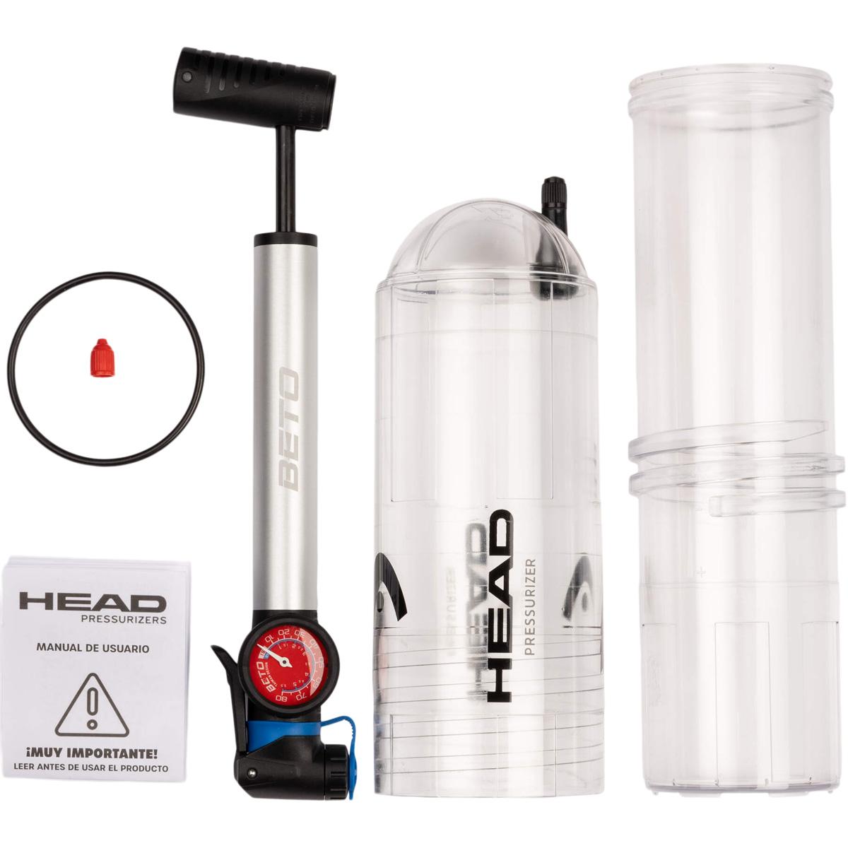 HEAD x4 Pump Pressurizer Trykrør Transparent