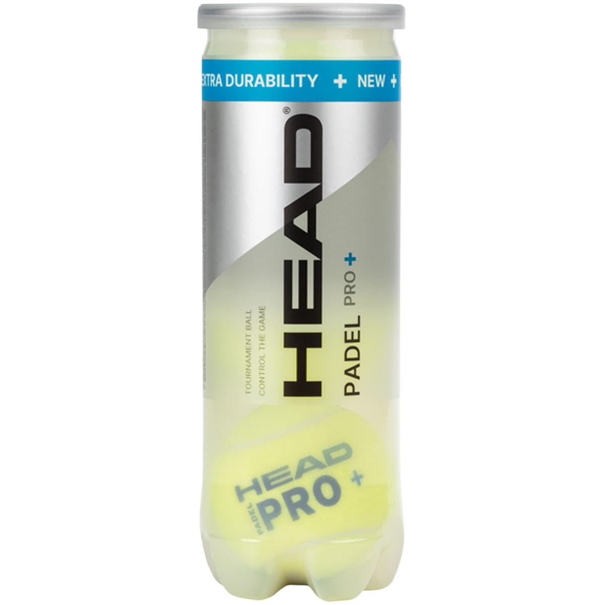 HEAD Pro+ x3 Arla Protein Padelbolde Yellow