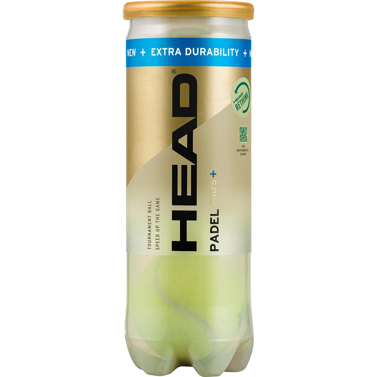HEAD Pro S+ x3 Padelbolde Uni