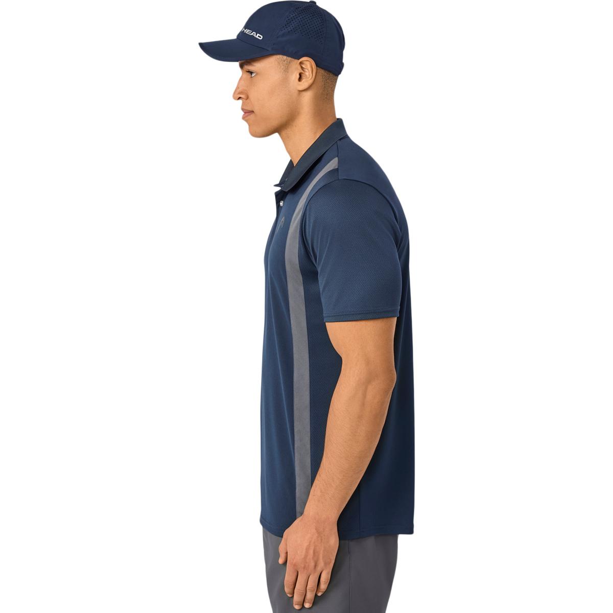 HEAD Club 25 Tech Tennis Polo T-skjorte Herre Nv