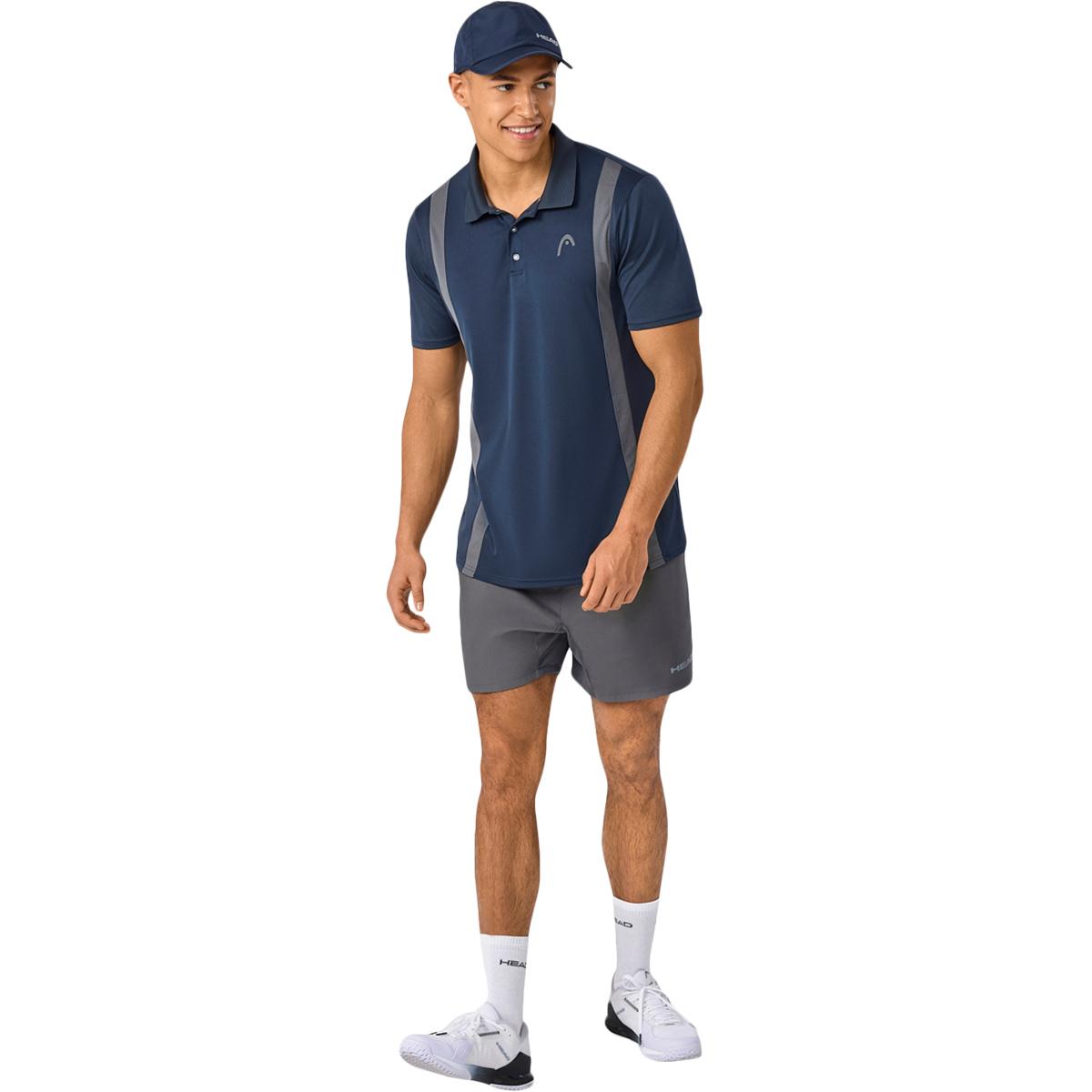 HEAD Club 25 Tech Tennis Polo T-skjorte Herre Nv
