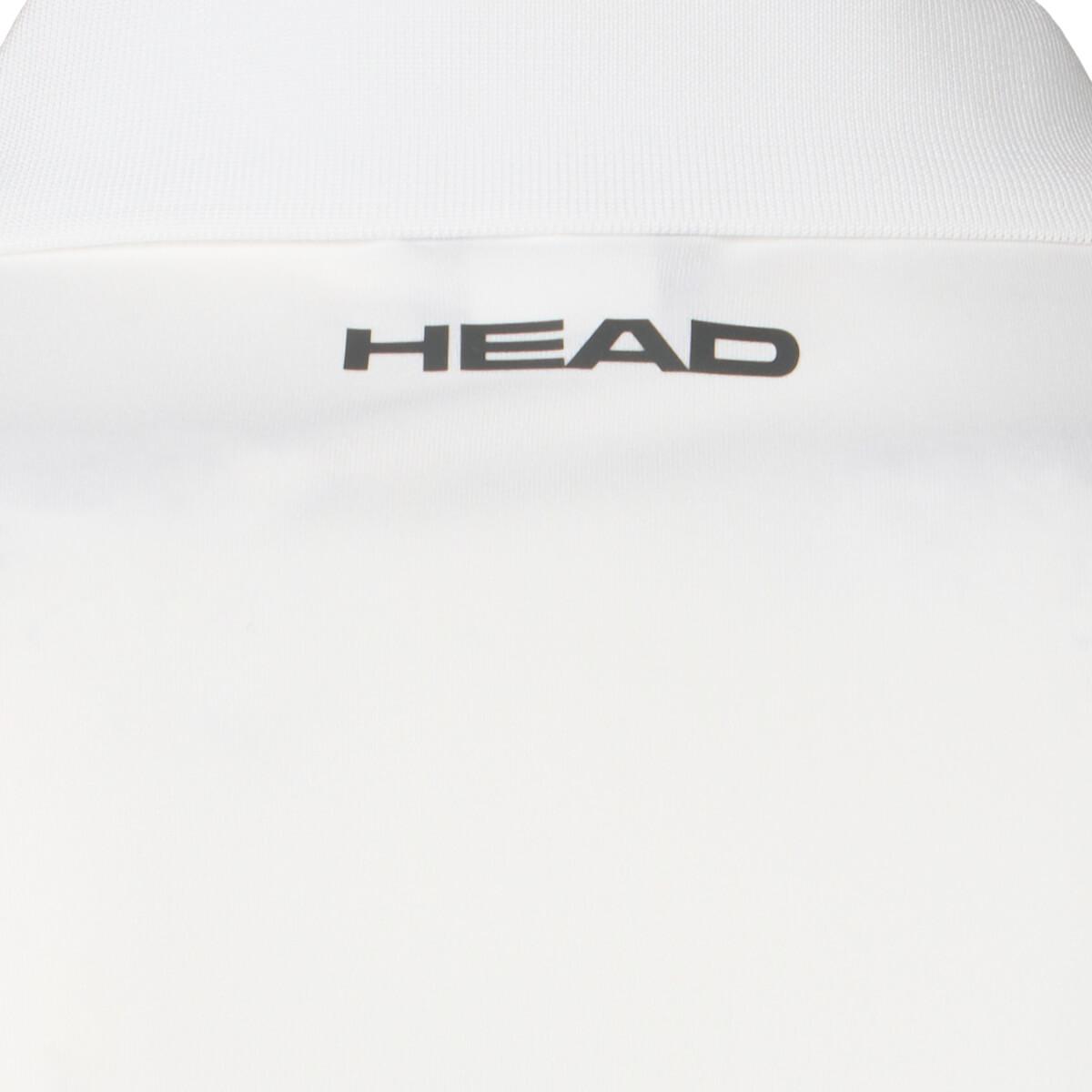HEAD Club 25 Tech Tennis Polo T-skjorte Herre Wh