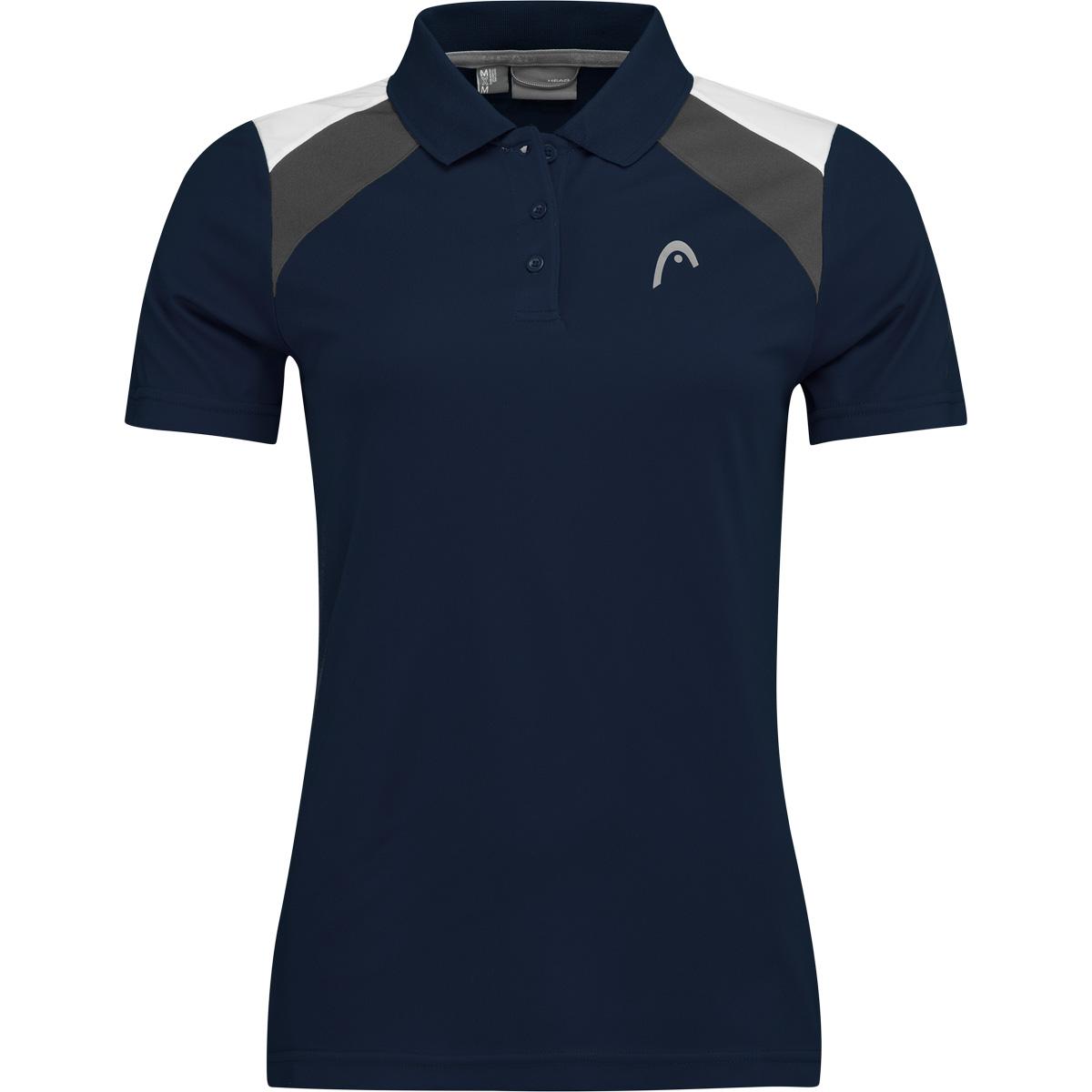HEAD Club 22 Tech Tennis Polo T-skjorte Dame darkblue