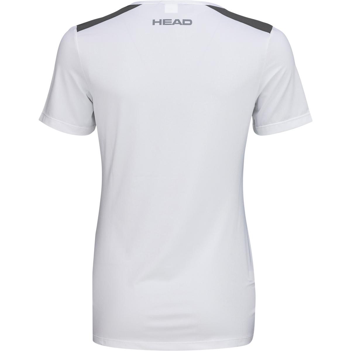 HEAD Club 22 Tech Trenings T-skjorte Dame white/dress blue