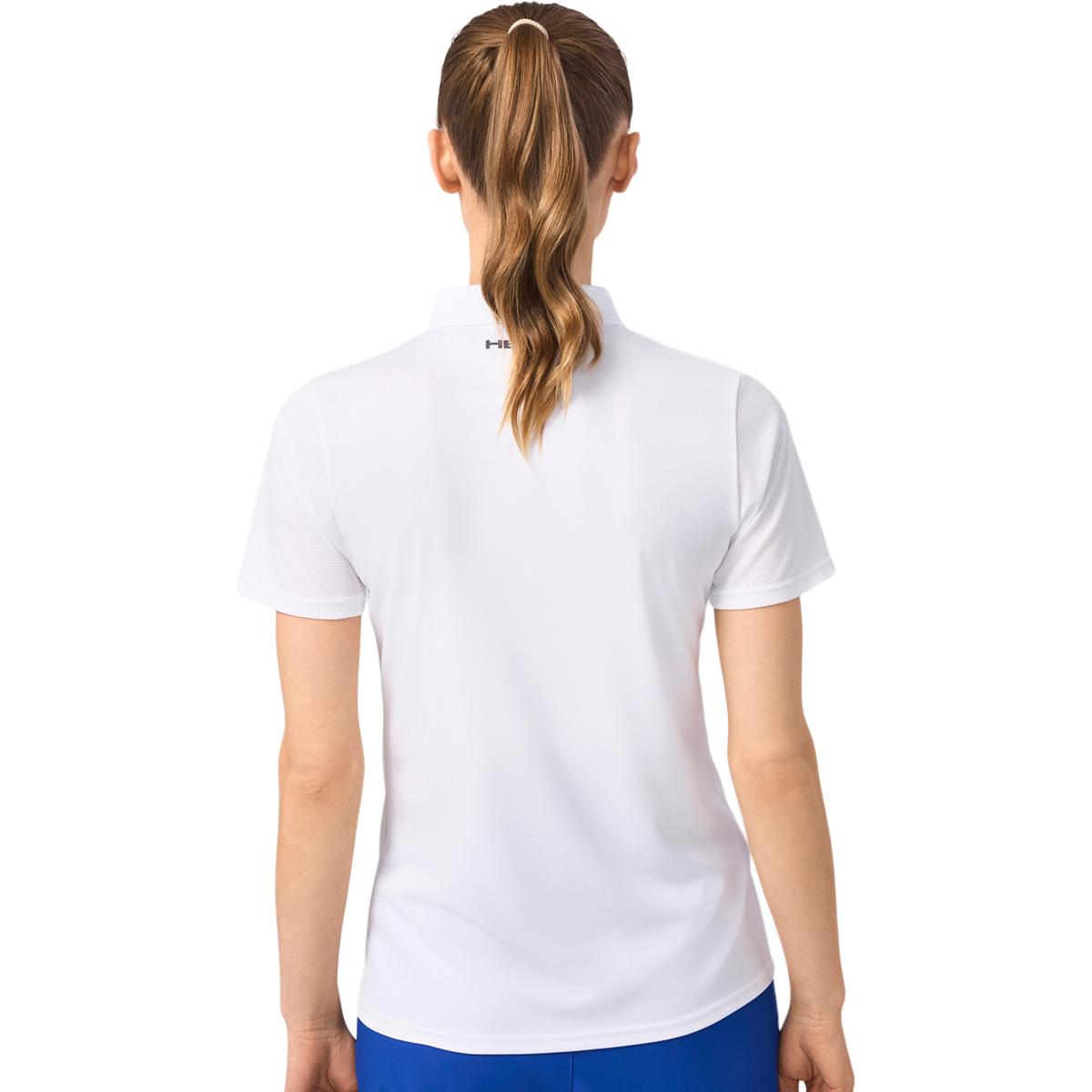 HEAD Club 25 Tech Tennis Polo T-skjorte Dame Wh