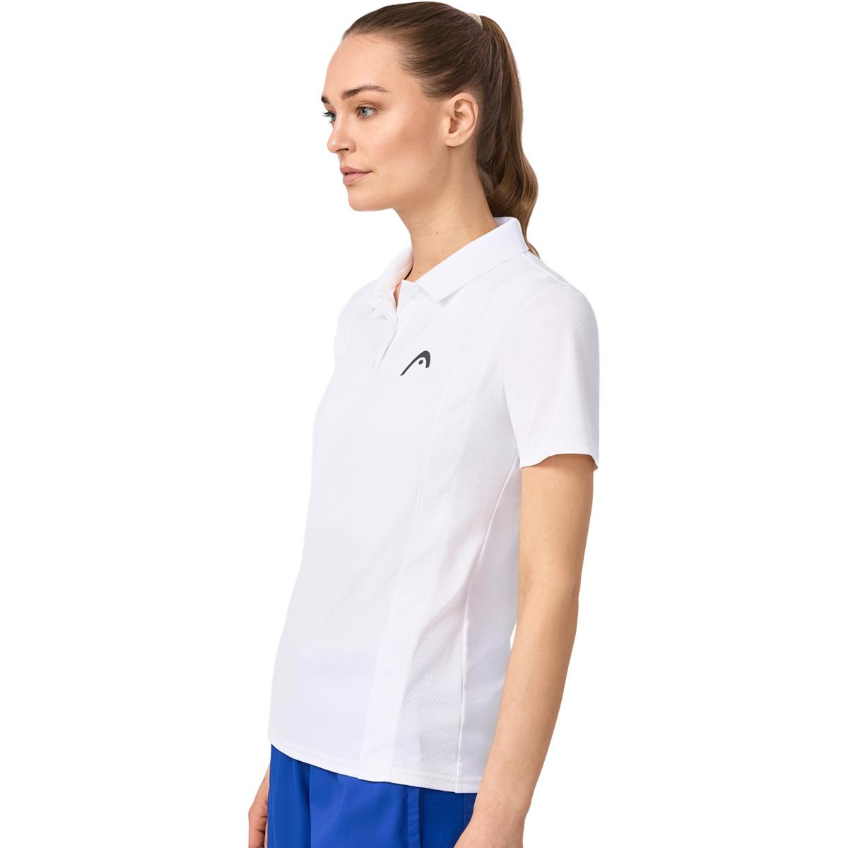 HEAD Club 25 Tech Tennis Polo T-skjorte Dame Wh
