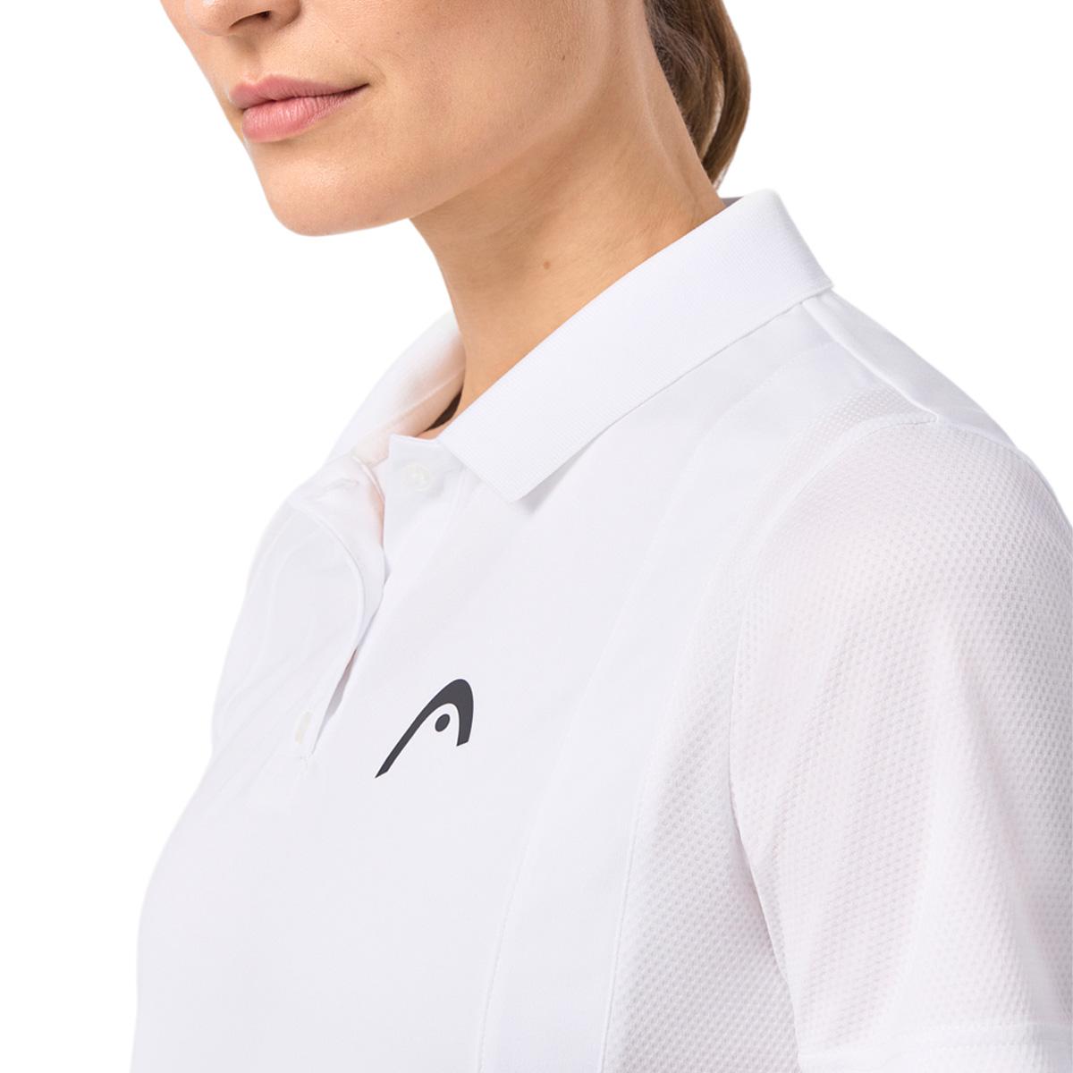 HEAD Club 25 Tech Tennis Polo T-skjorte Dame Wh