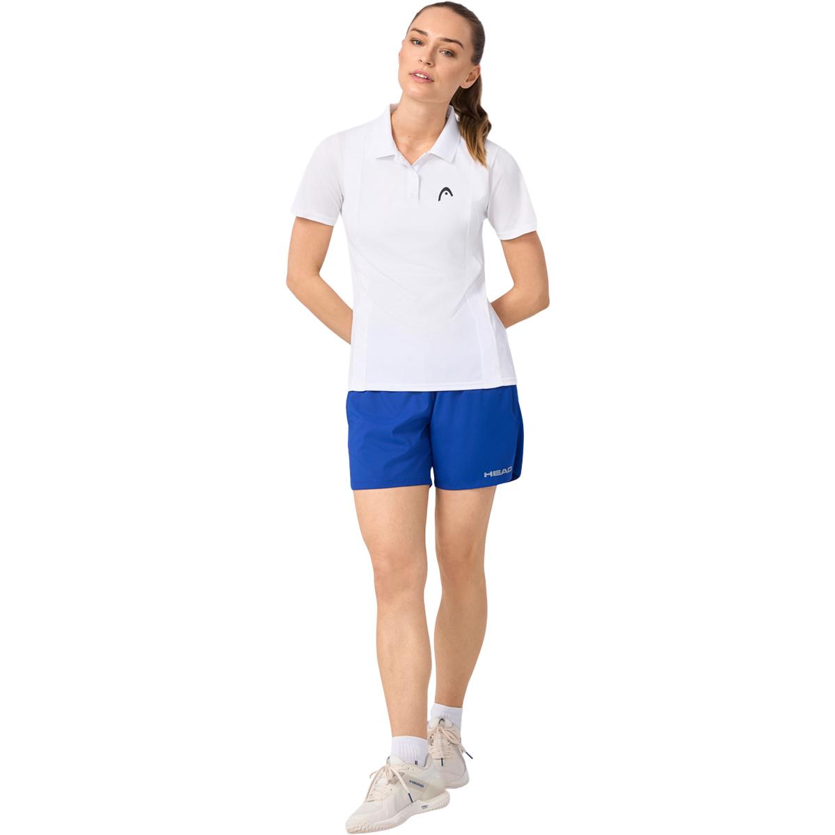 HEAD Club 25 Tech Tennis Polo T-skjorte Dame Wh