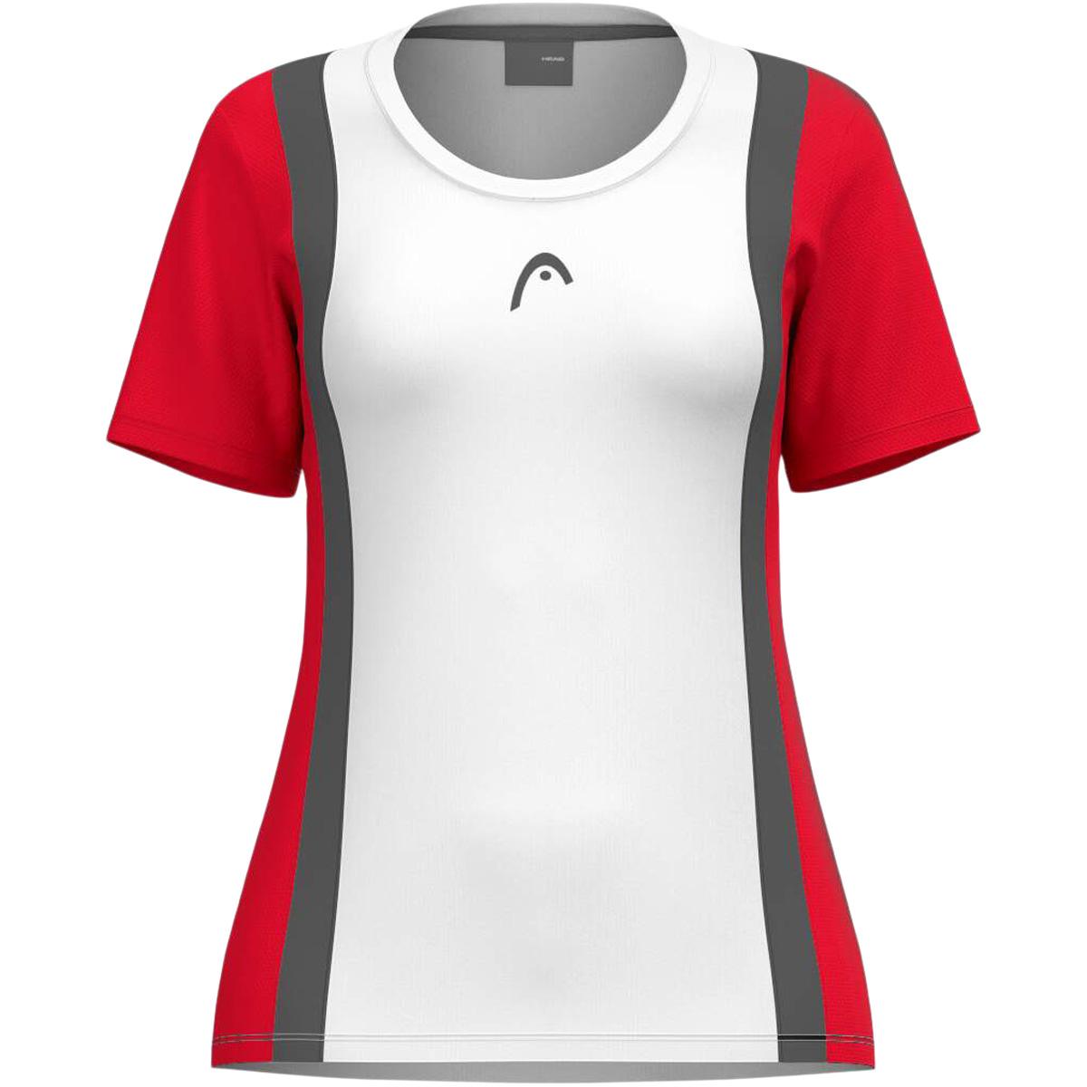 HEAD Club 25 Tech Tennis T-skjorte Dame Red/White