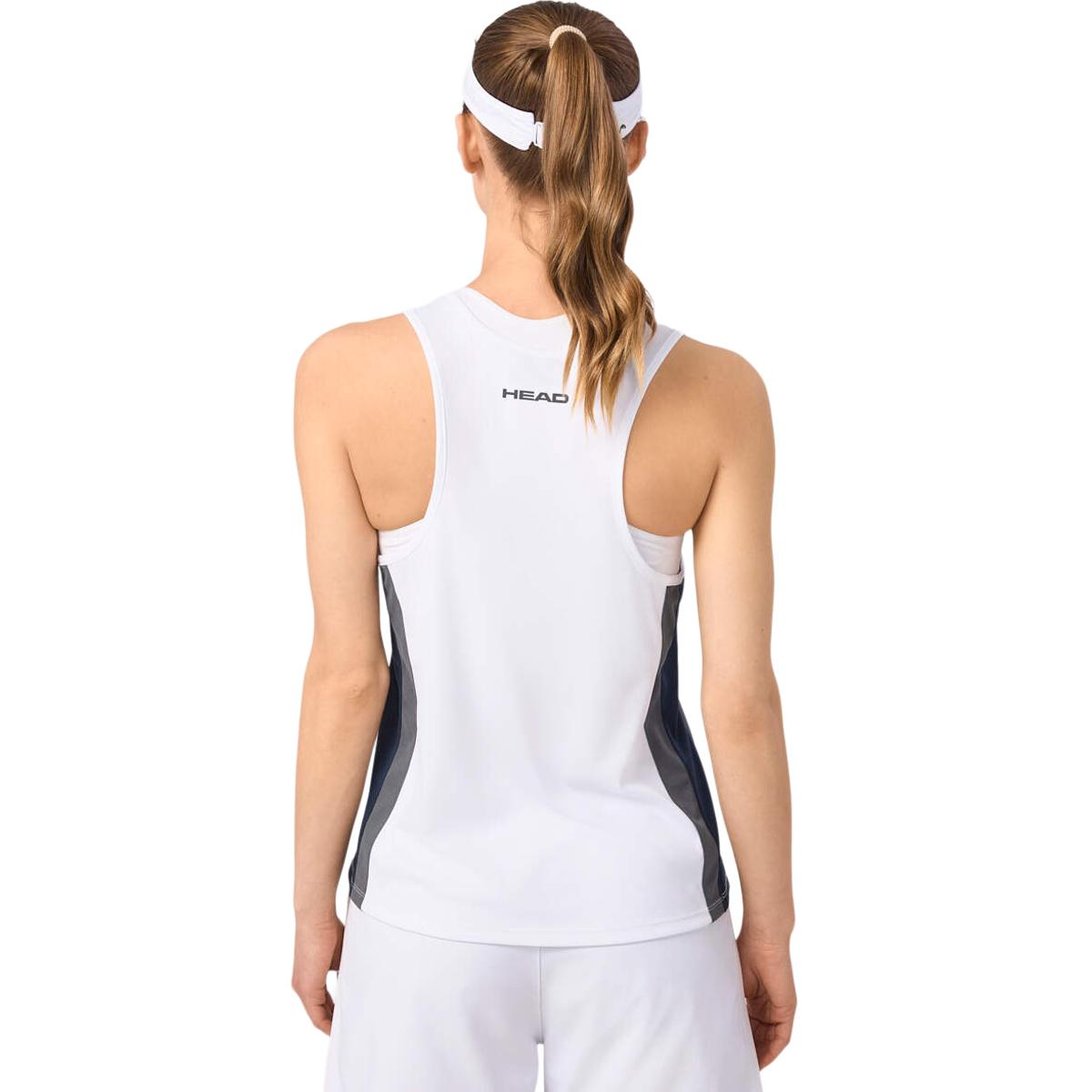 HEAD Club 25 Tech Tennistopp Dame White/Navy