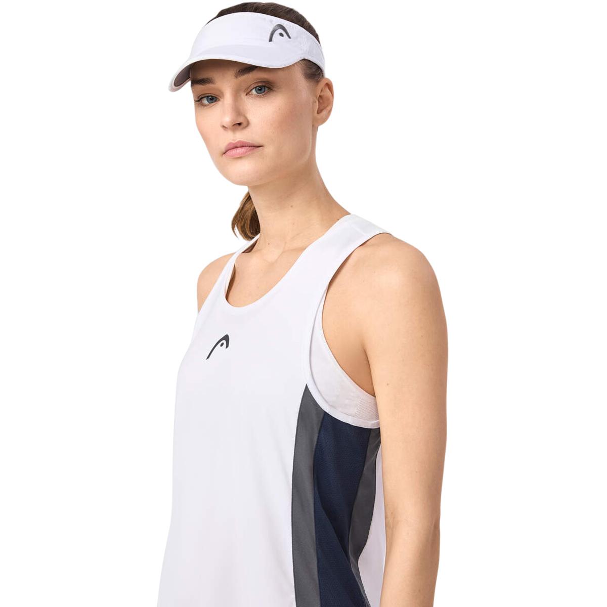 HEAD Club 25 Tech Tennistopp Dame White/Navy