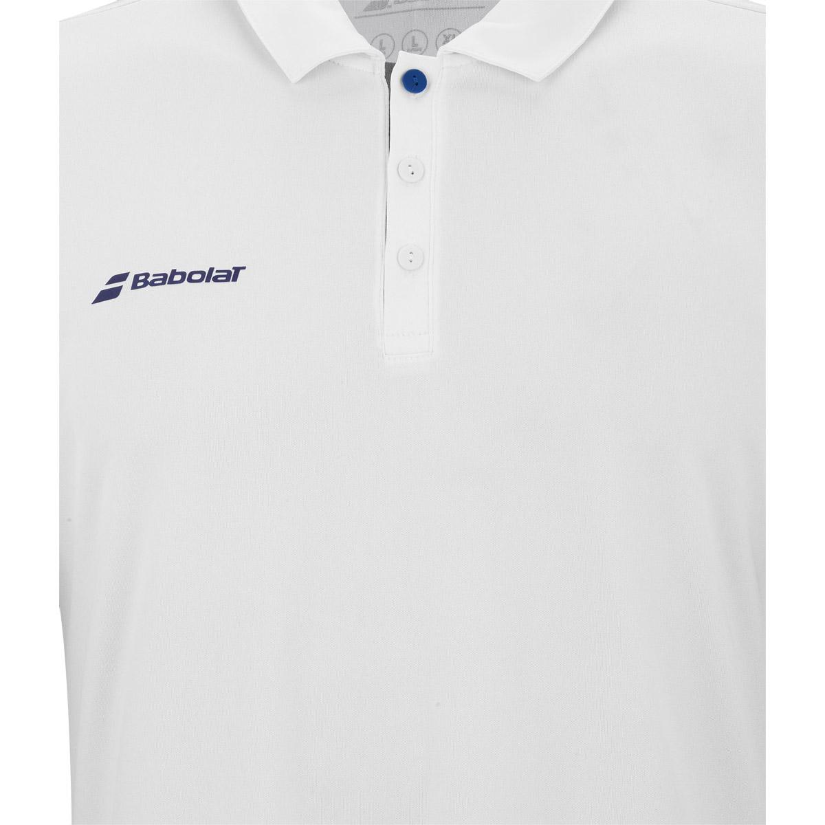 Babolat Play Tennis Polo T-skjorte Herre White/White