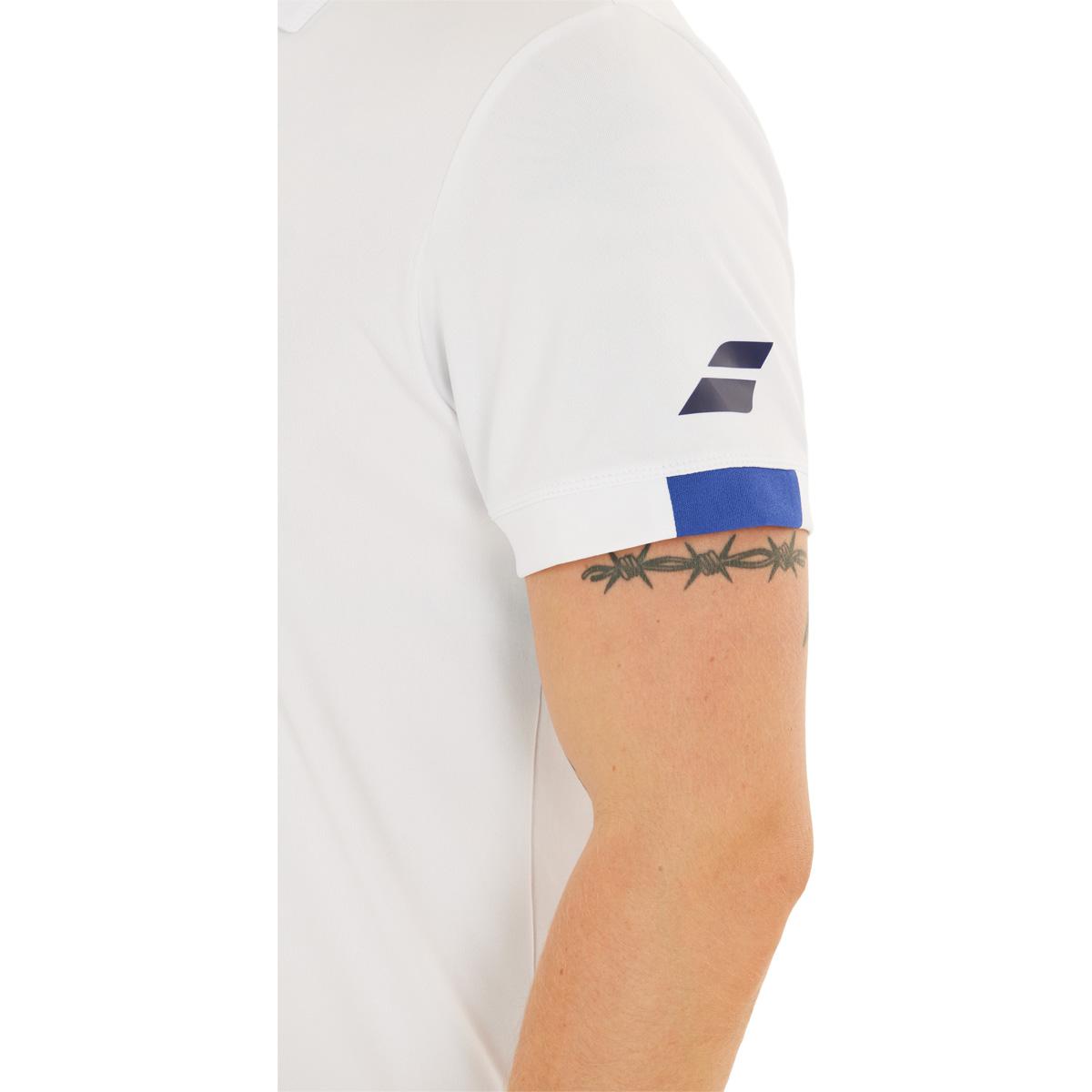 Babolat Play Tennis Polo T-skjorte Herre White/White
