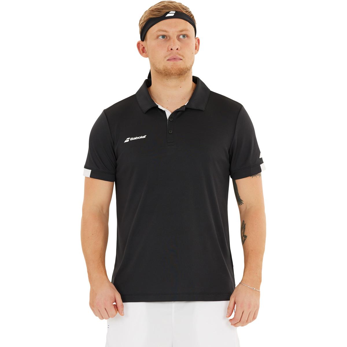 Babolat Play Tennis Polo T-skjorte Herre Black/Black