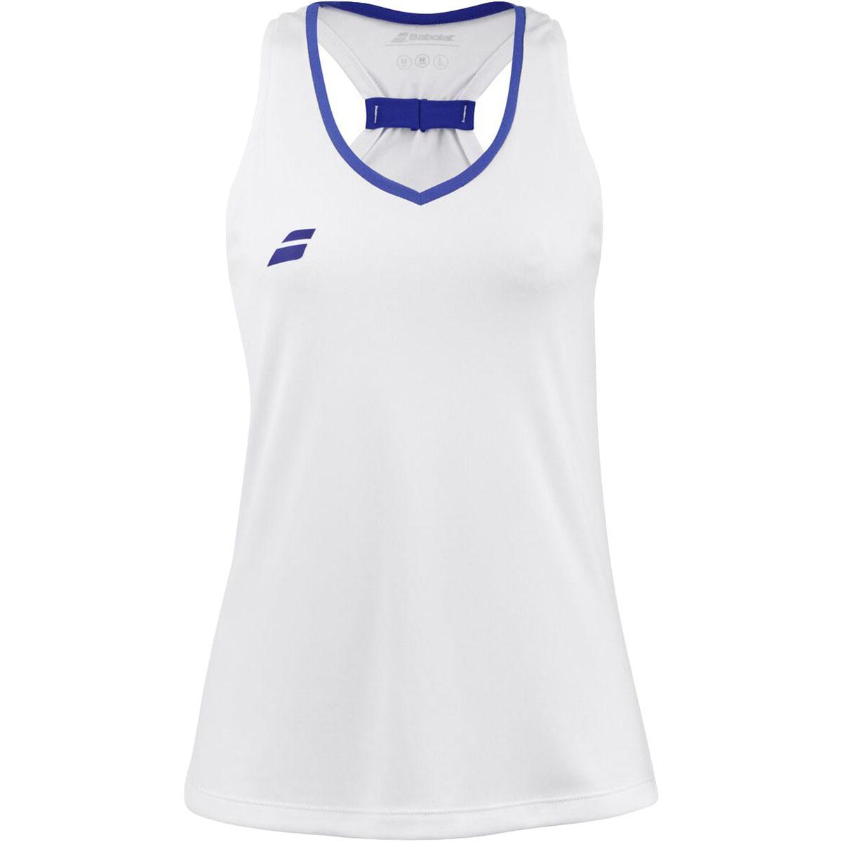 Babolat Play Padel Topp Dame White/White