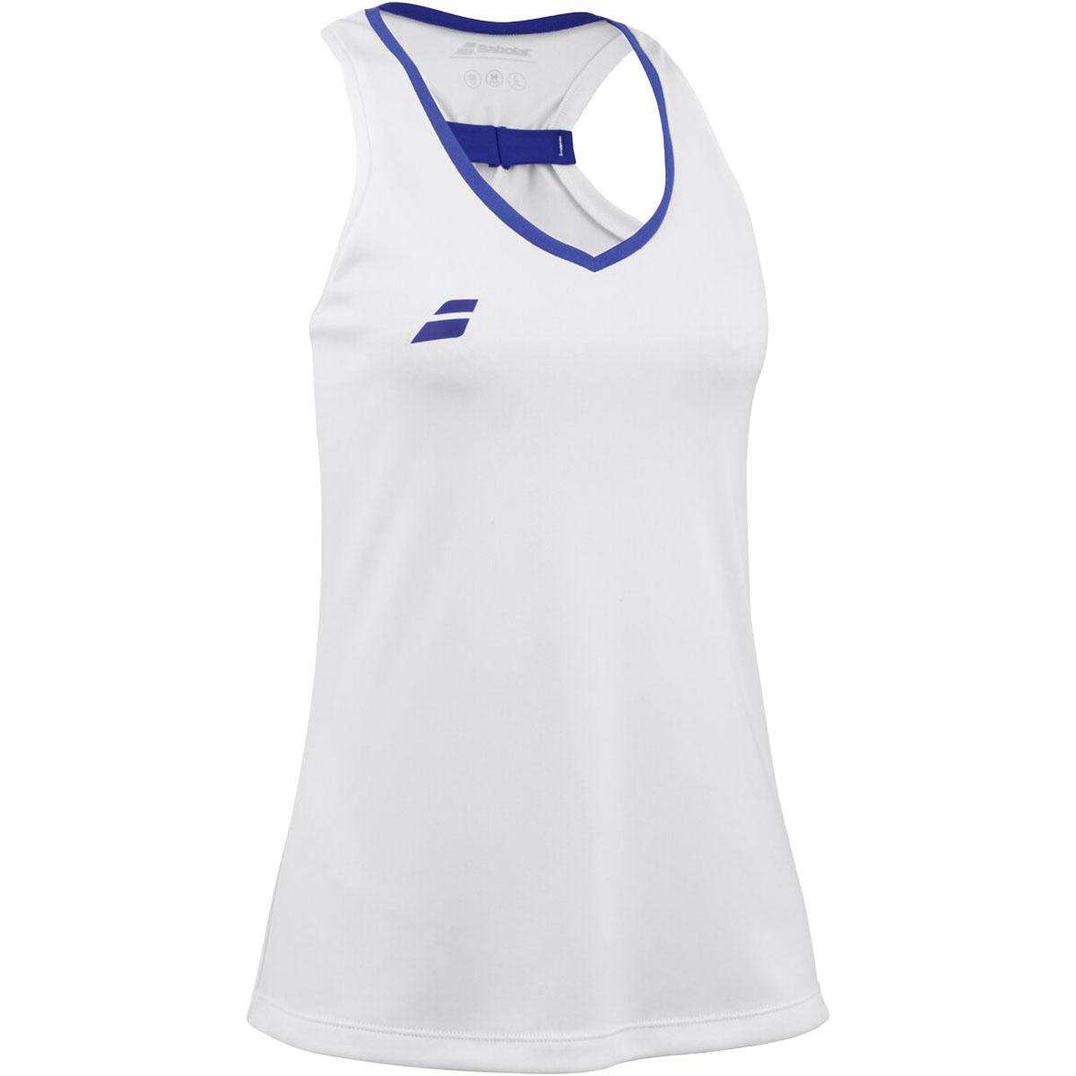 Babolat Play Padel Topp Dame White/White
