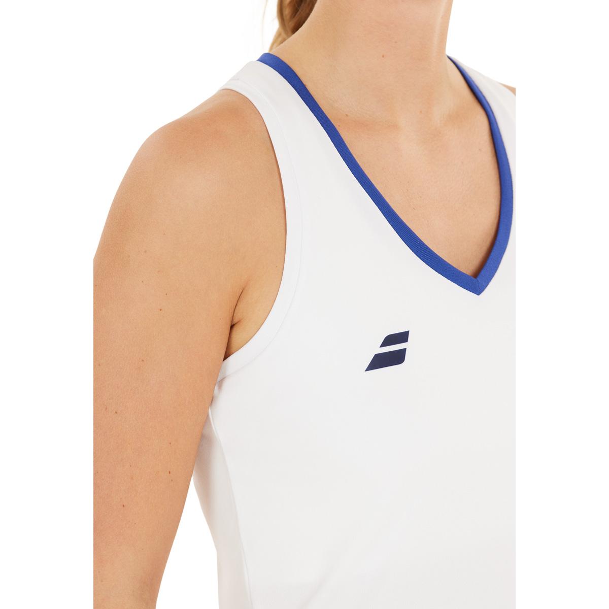 Babolat Play Padel Topp Dame White/White