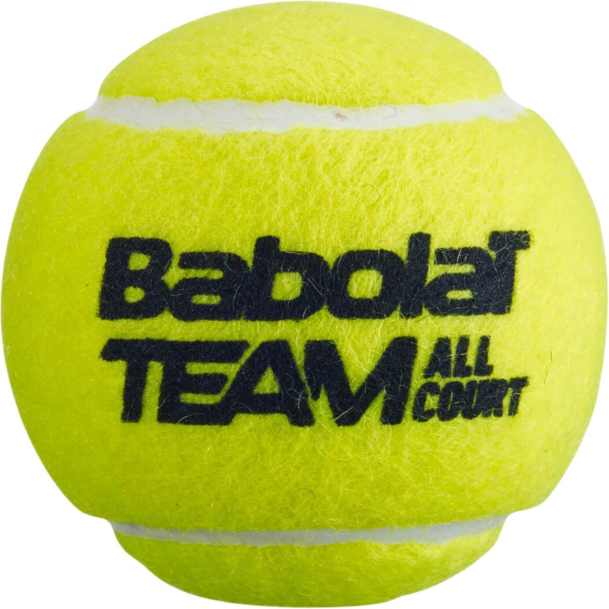 Babolat Team AC 4-Pack Tennisbolde Yellow