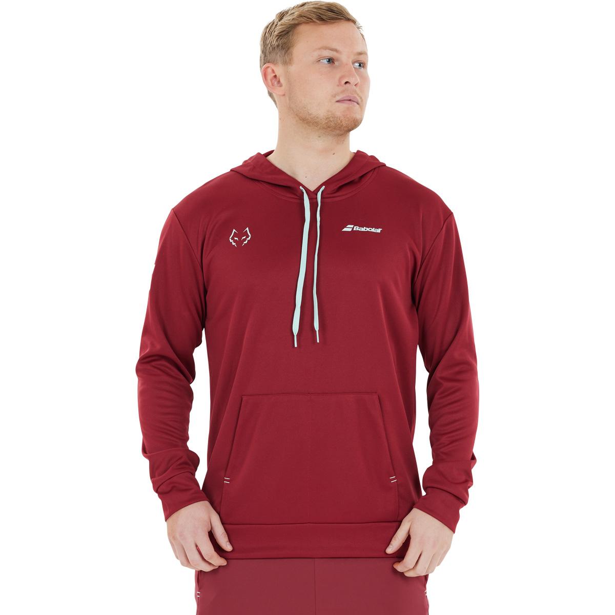 Babolat Lebrón Padel Hættetrøje Herre Red Dahlia