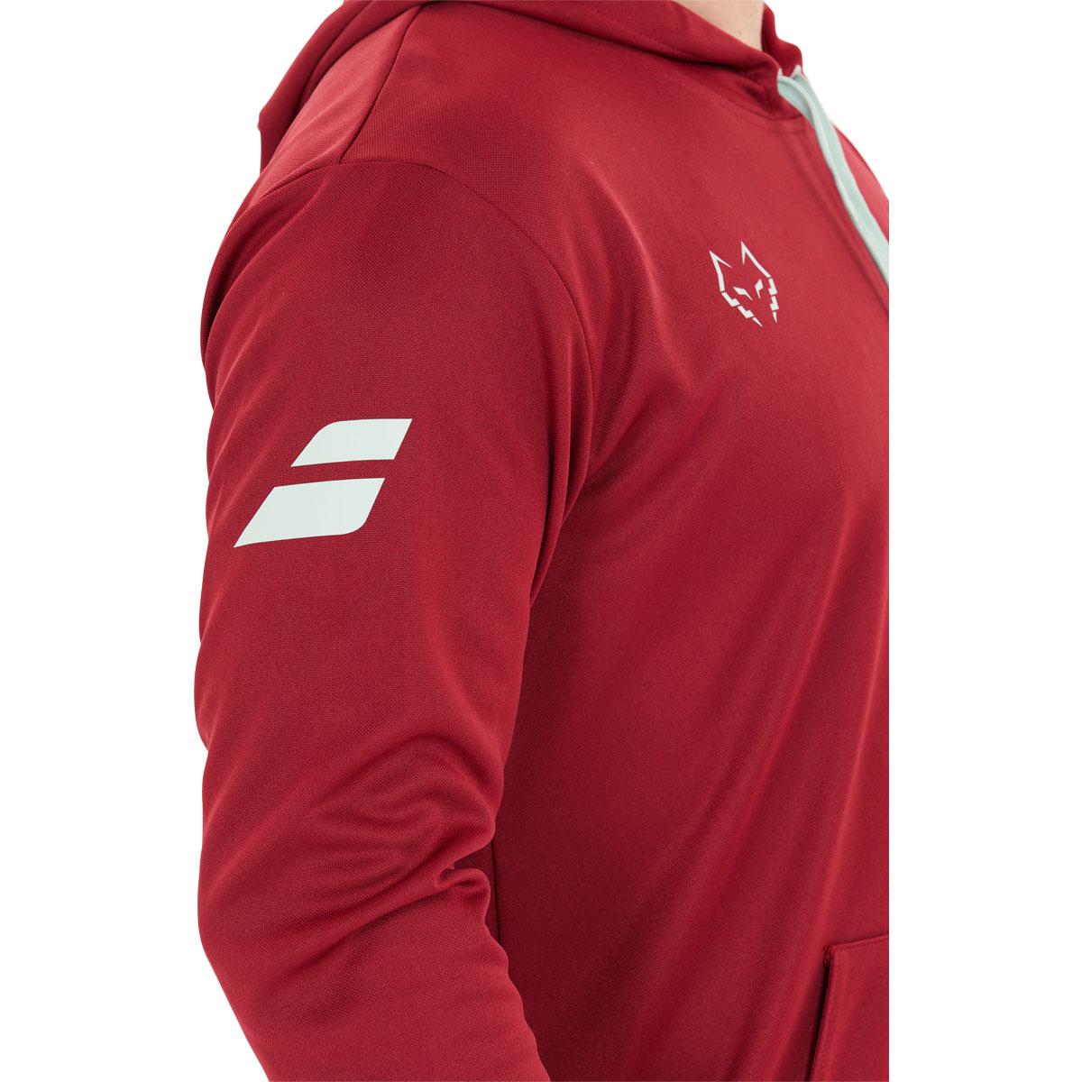 Babolat Lebrón Padel Hættetrøje Herre Red Dahlia