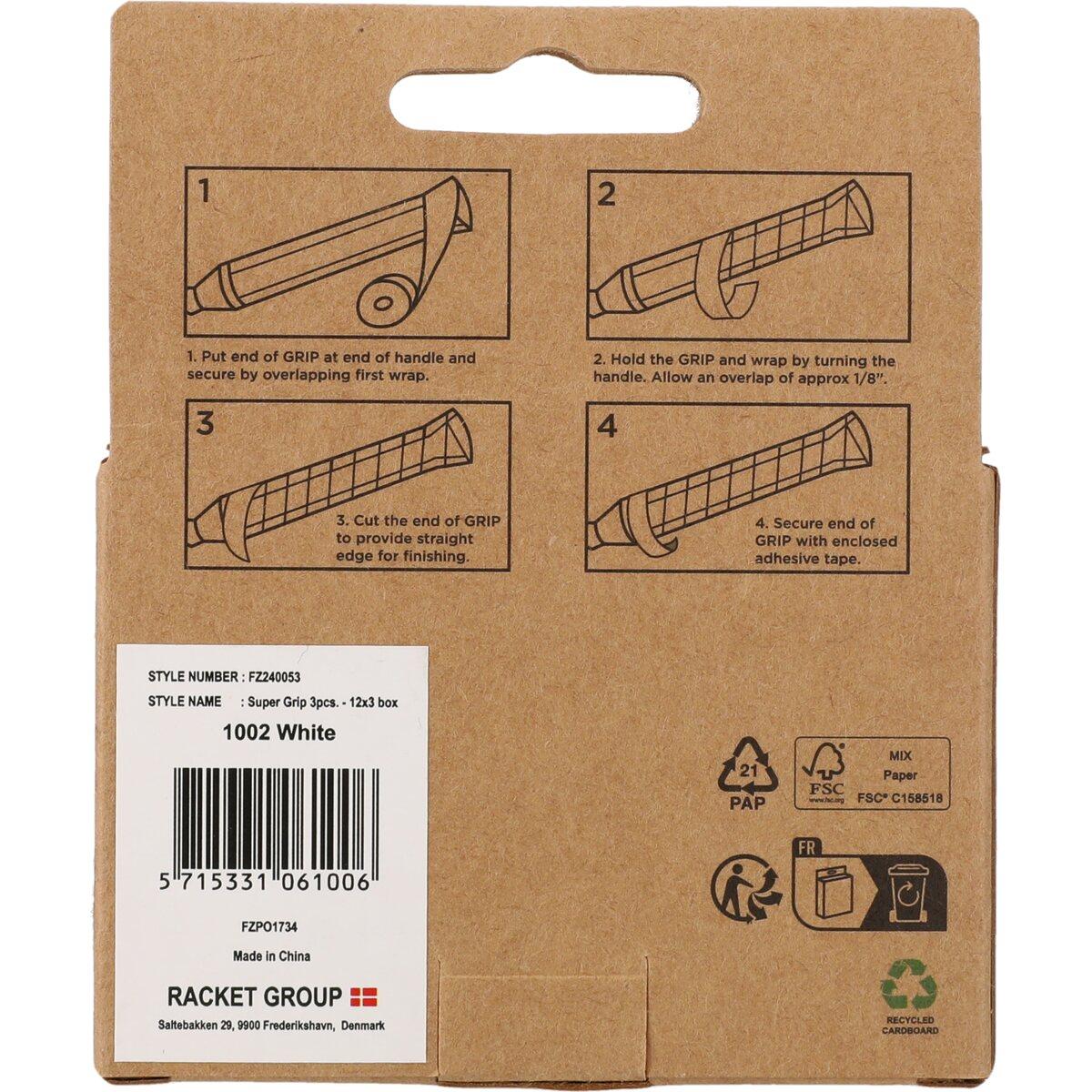 FZ FORZA Super 3-Pack Ketchergrip White