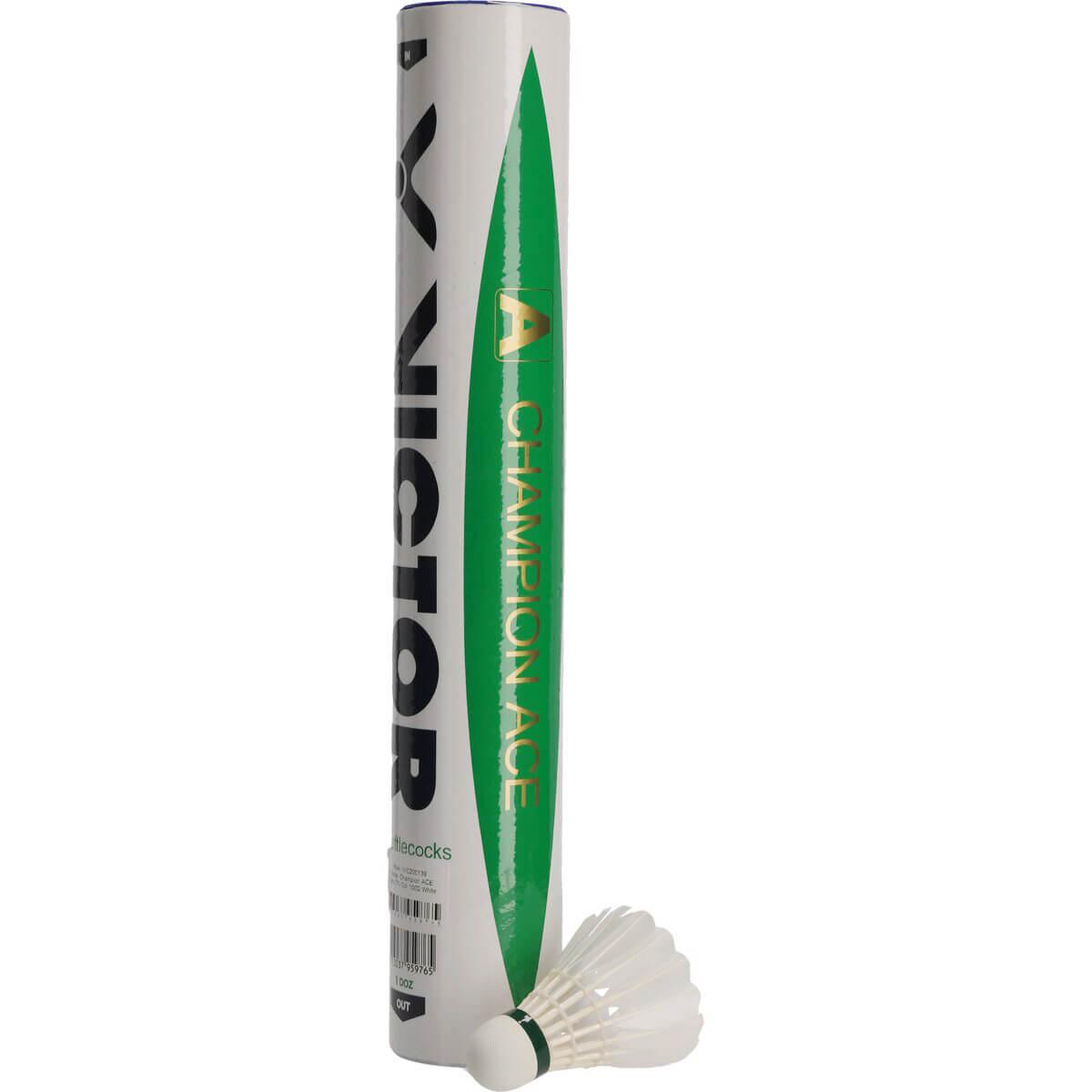 Victor Champion Ace Fjerbolde White
