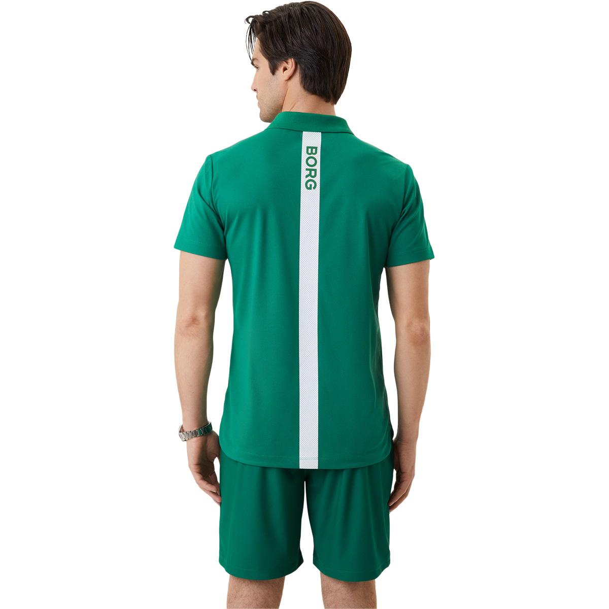 Björn Borg Ace Tennis Polo T-skjorte Herre VERDANT GREEN