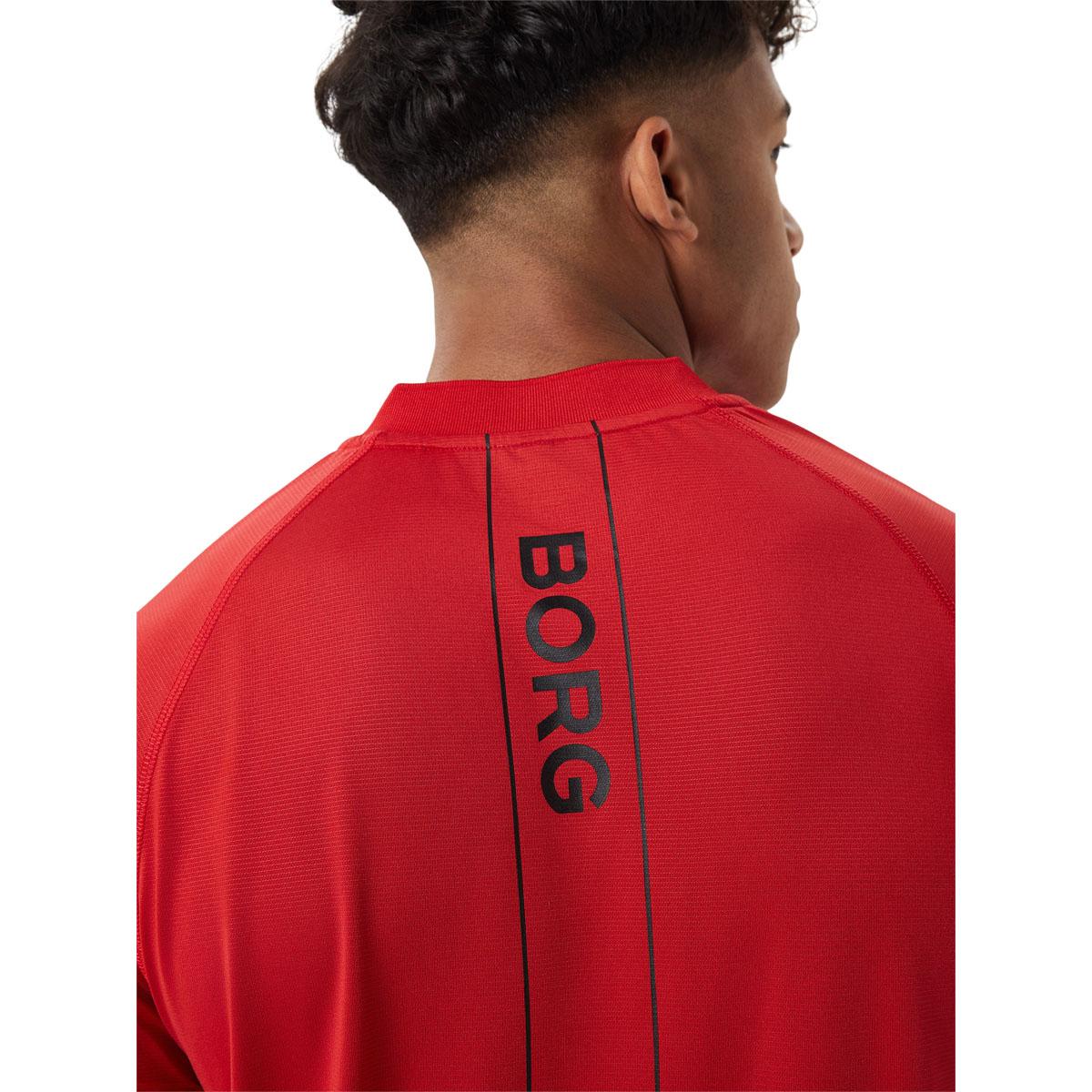 Björn Borg Ace Performance Zip Tennis Polo T-skjorte Herre SAMBA