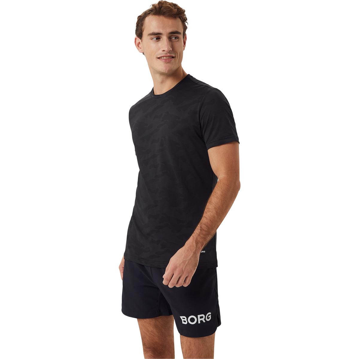 Björn Borg Performance Tennis T-skjorte Herre BLACK BEAUTY