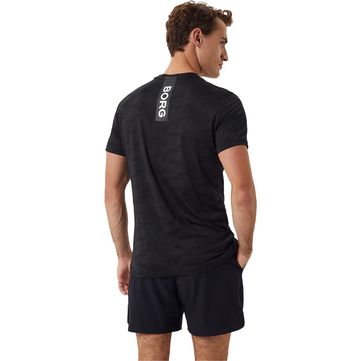 Björn Borg Performance Tennis T-skjorte Herre BLACK BEAUTY