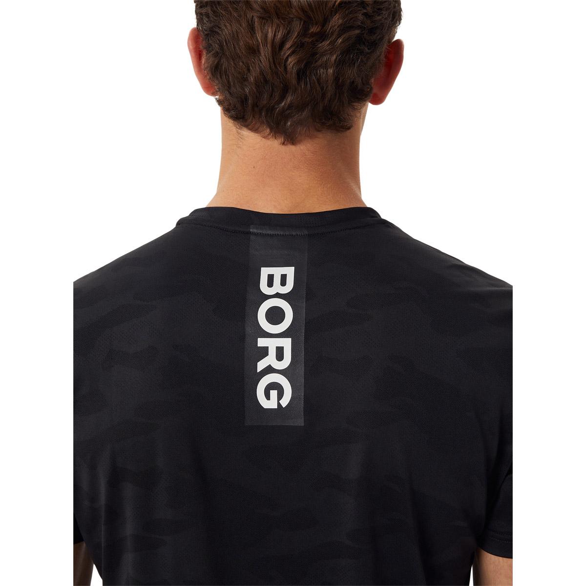 Björn Borg Performance Tennis T-skjorte Herre BLACK BEAUTY