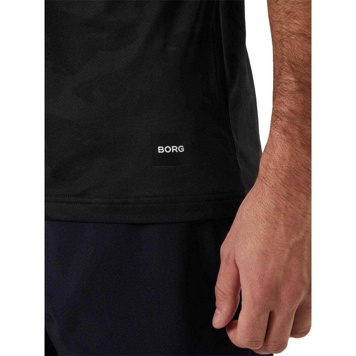 Björn Borg Performance Tennis T-skjorte Herre BLACK BEAUTY