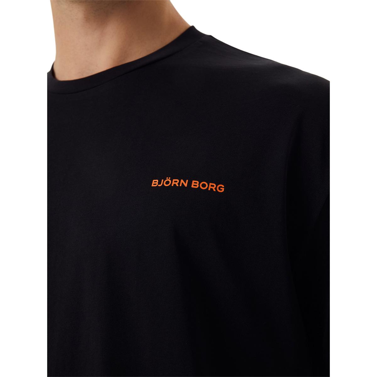 Björn Borg Gym Trenings T-skjorte Herre BLACK BEAUTY