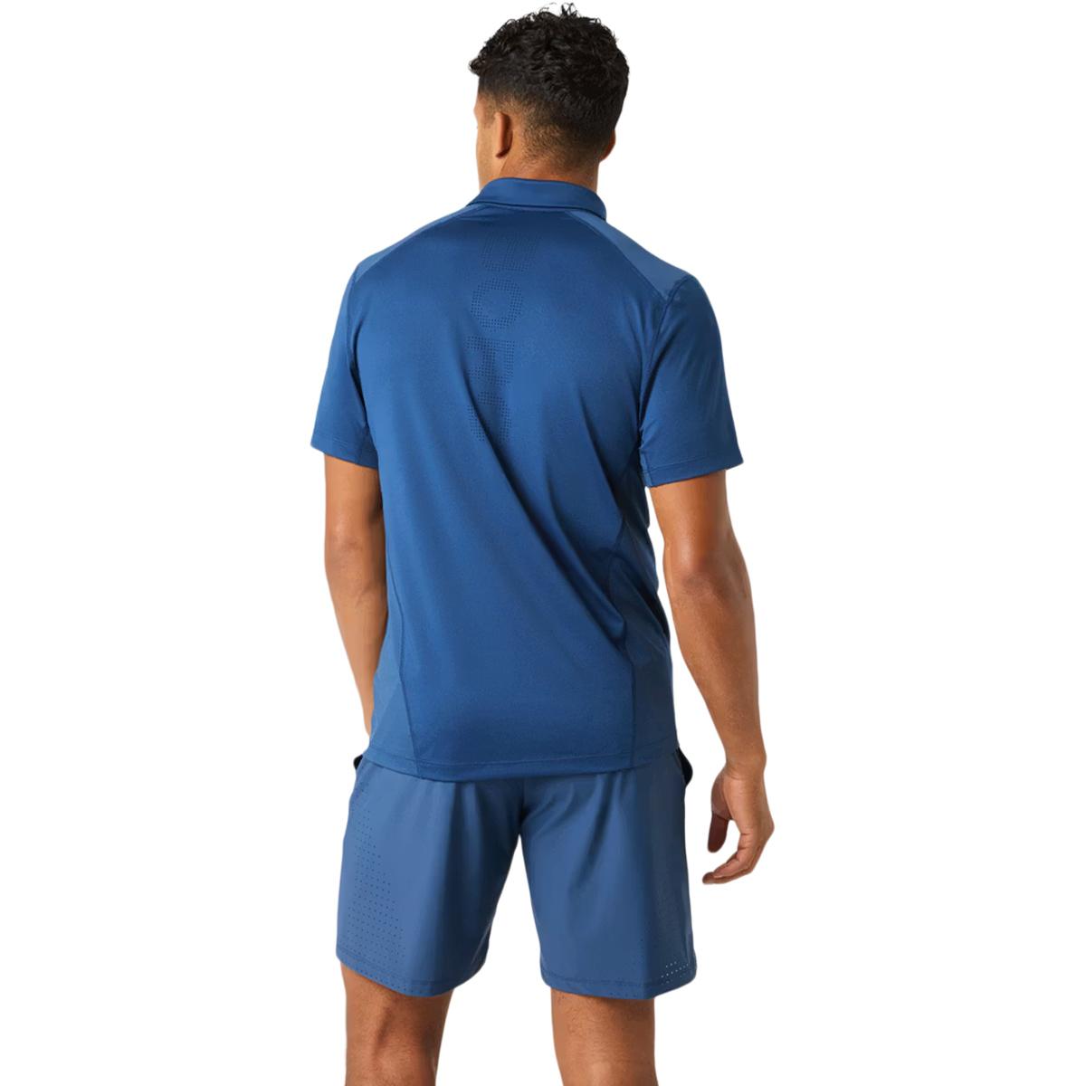 Björn Borg Ace Mesh Panel Tennis Polo T-skjorte Herre Blue
