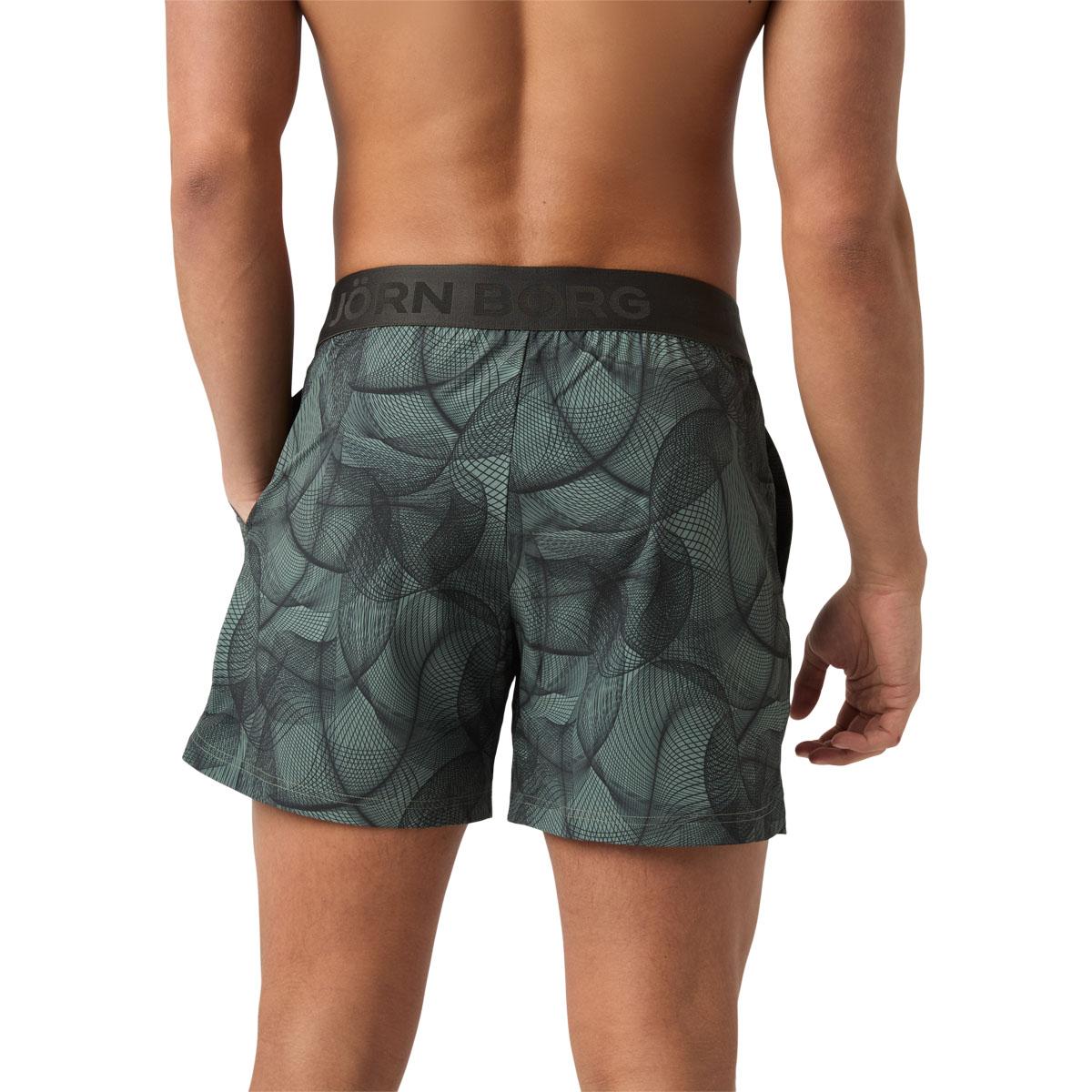Björn Borg Ace Printed Tennisshorts Herre BB BIG GRID 1