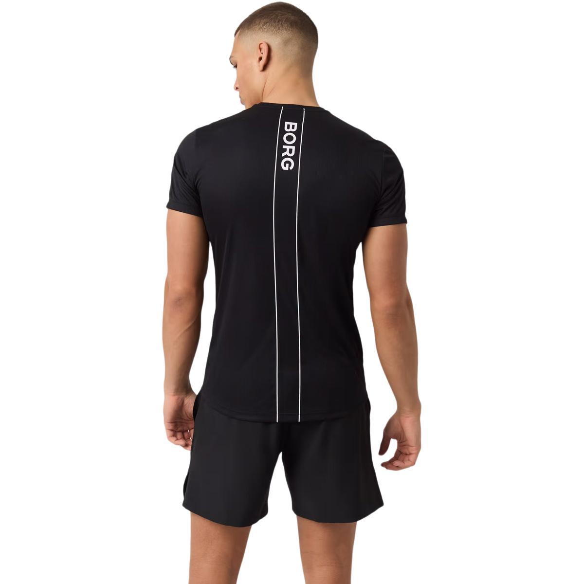 Björn Borg Ace Light Tennis T-skjorte Herre BLACK BEAUTY