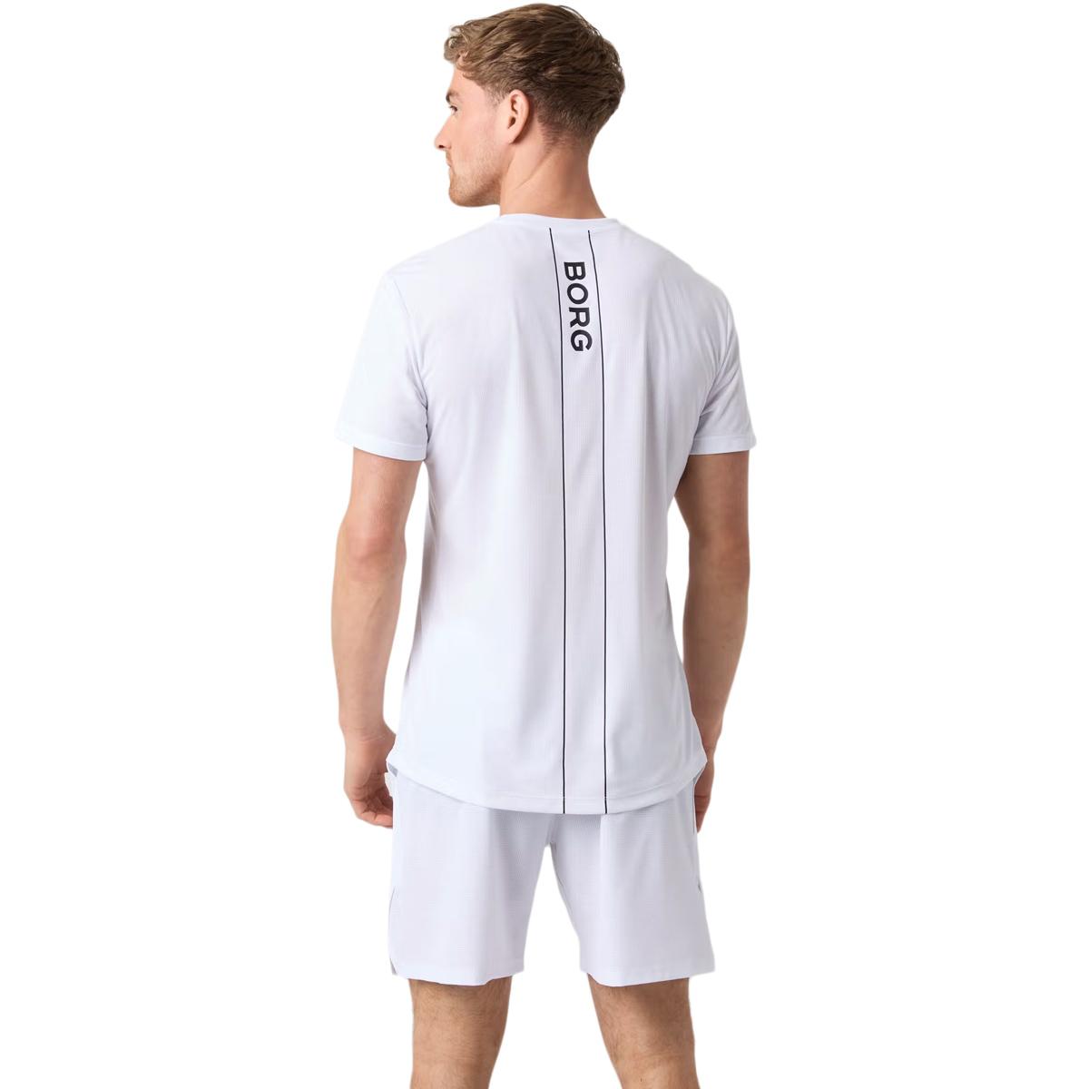 Björn Borg Ace Light Tennis T-skjorte Herre BRILLIANT WHITE