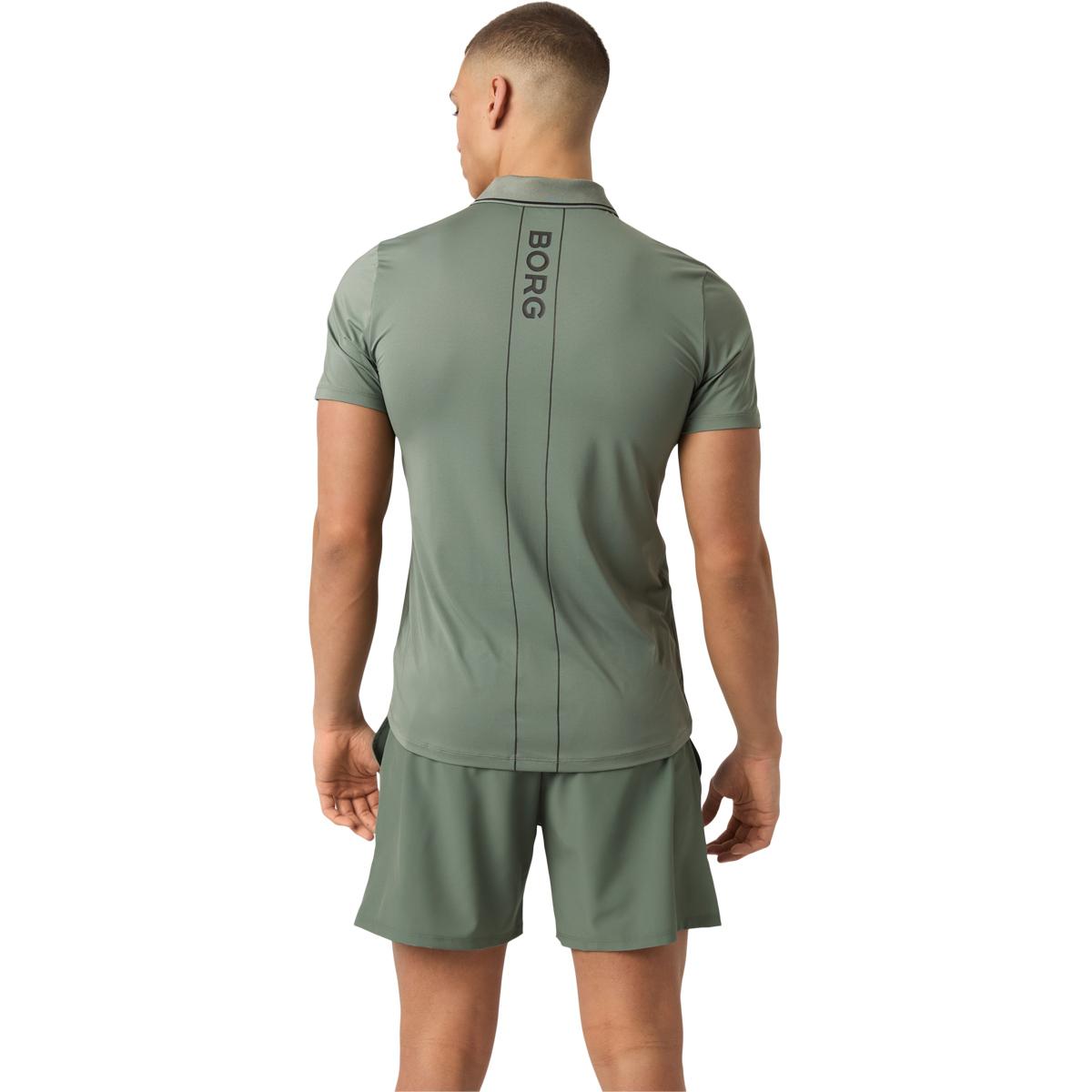 Björn Borg Ace Tennis Polo T-skjorte Herre AGAVE GREEN