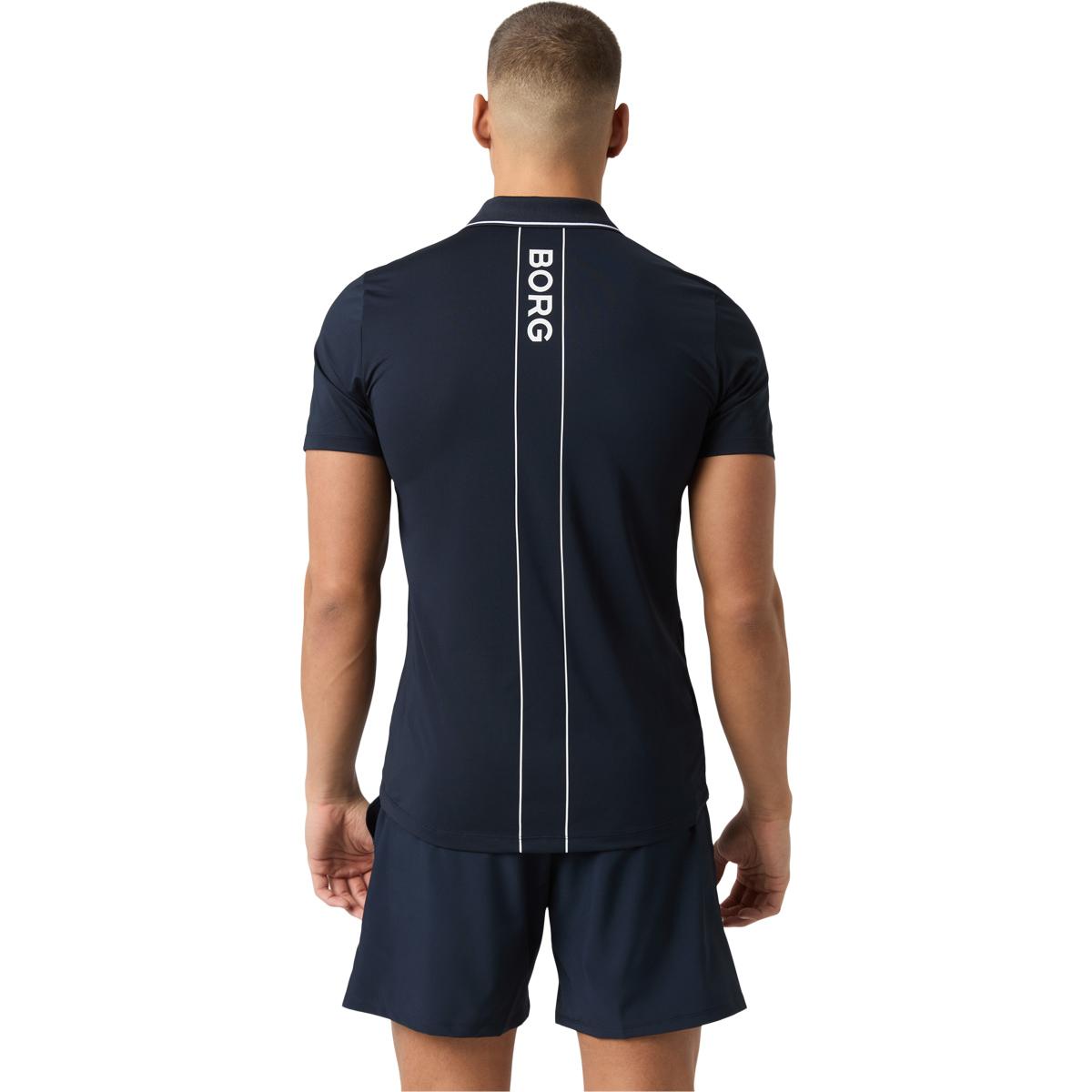 Björn Borg Ace Tennis Polo T-skjorte Herre NIGHT SKY