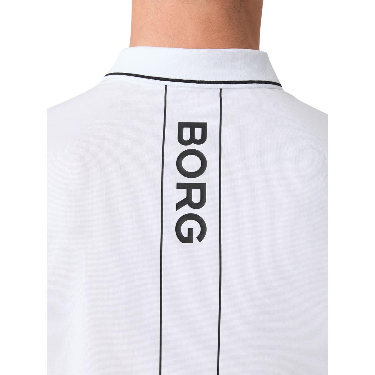 Björn Borg Ace Tennis Polo T-skjorte Herre BRILLIANT WHITE