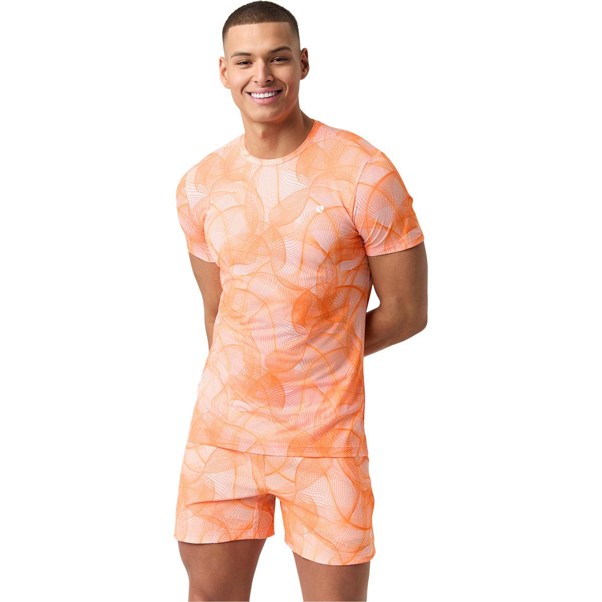 Björn Borg Ace Printed Tennis T-skjorte Herre BB BIG GRID 2