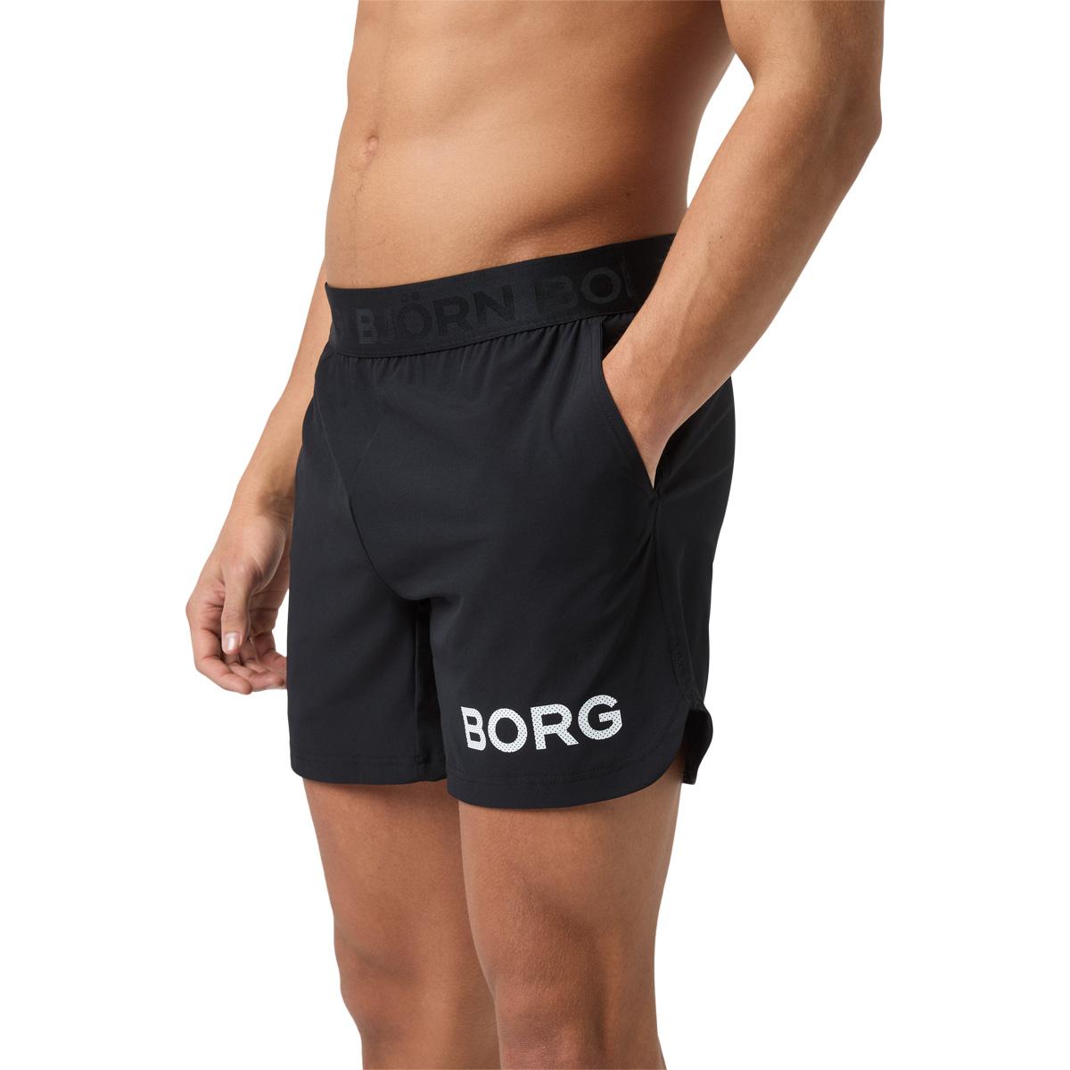 Björn Borg Borg Short Træningsshorts Herre BLACK BEAUTY