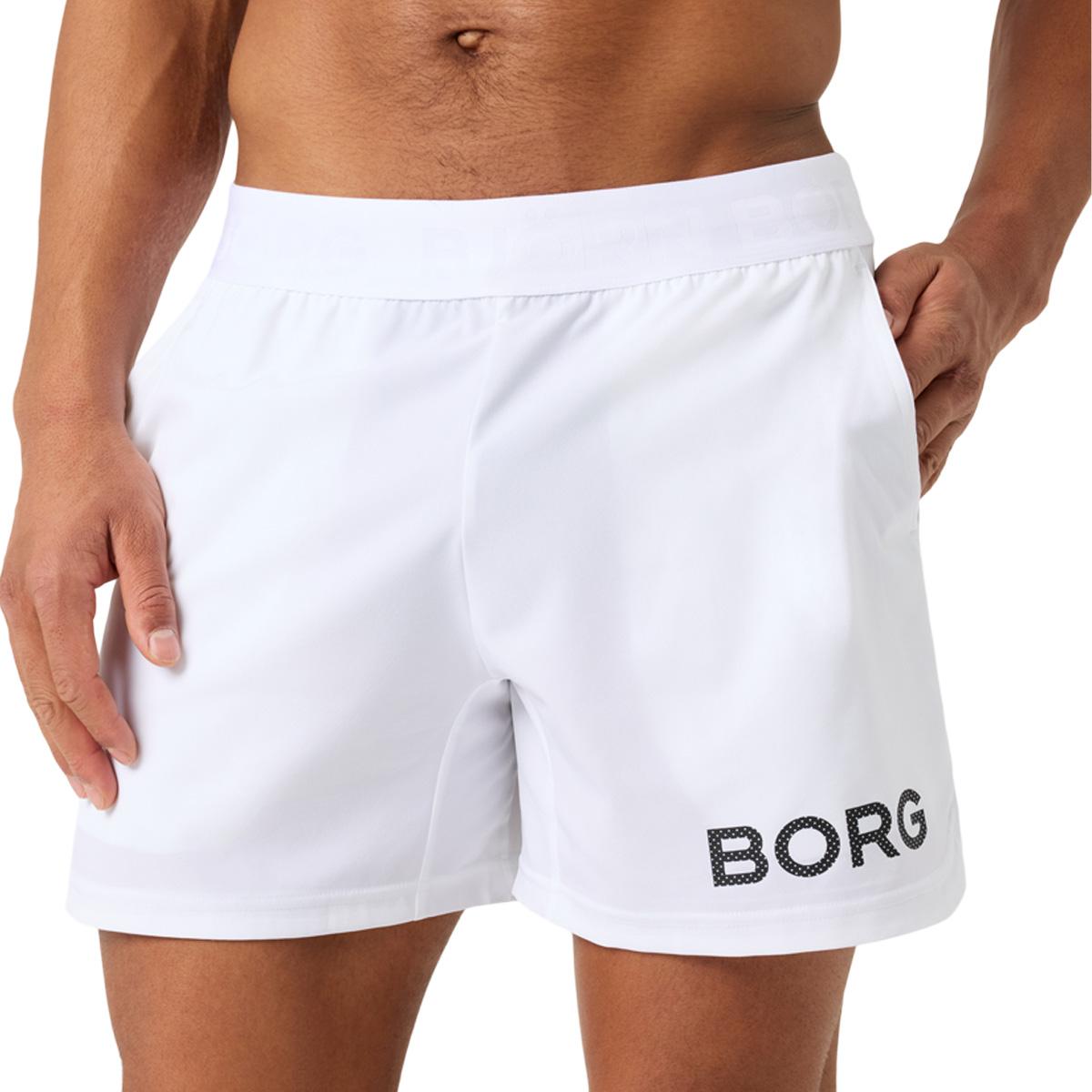 Björn Borg Borg Short Treningsshorts Herre BRILLIANT WHITE